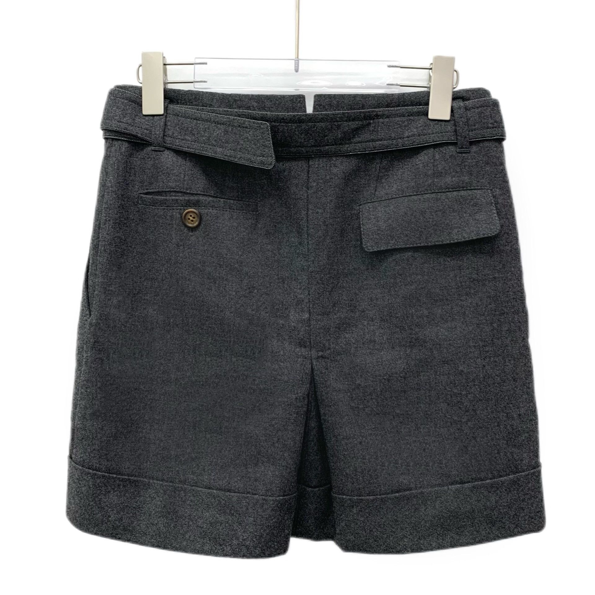 Brunello Cucinelli Brunello Cucinelli Wool Beaded Belt Skirt Size 38" / US 16 / IT 52 - 2 Thumbnail