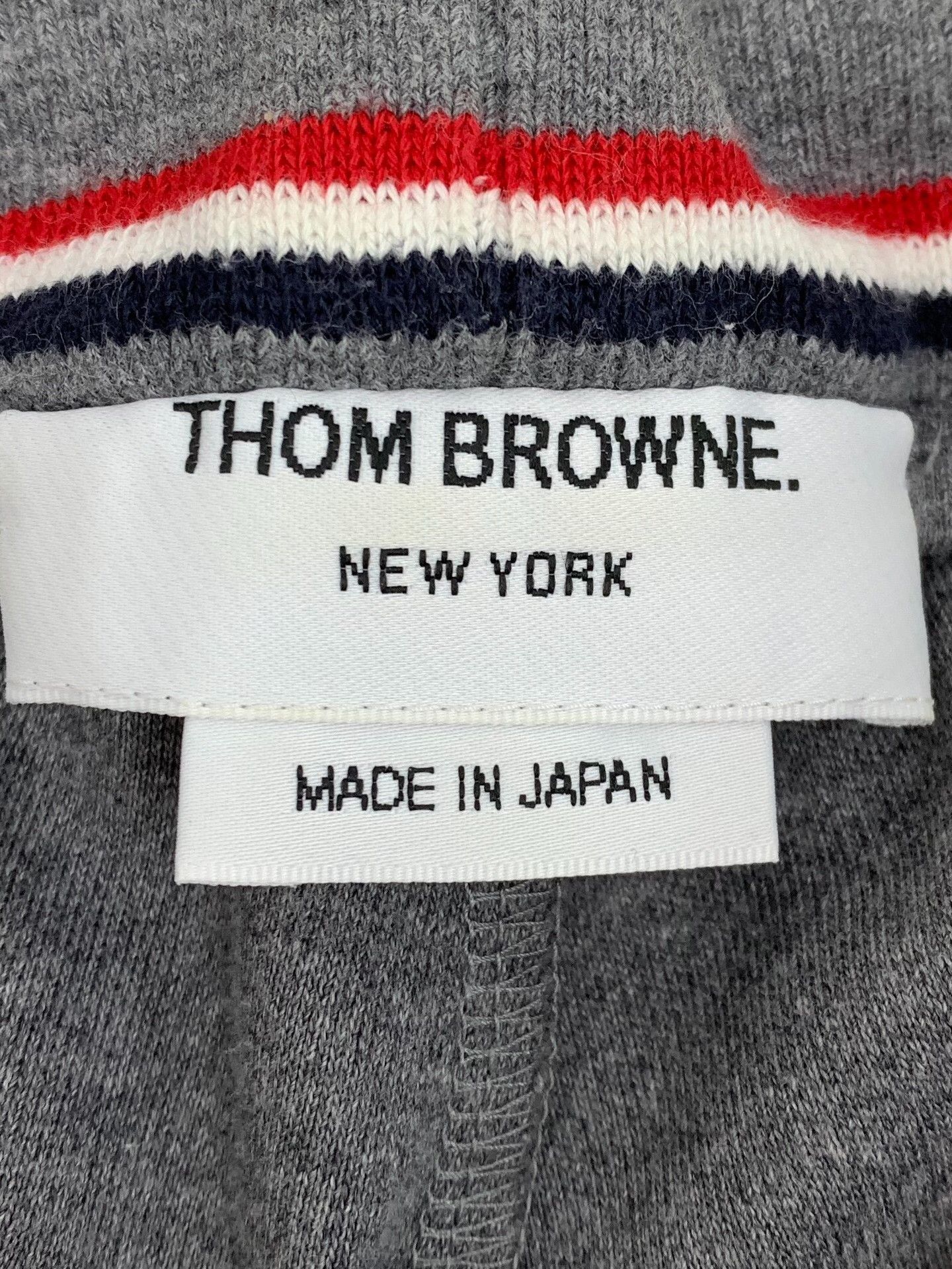 Thom Browne Thom Browne Side Stripe Cotton Jogger Pants Size US 26 / EU 42 - 7 Thumbnail