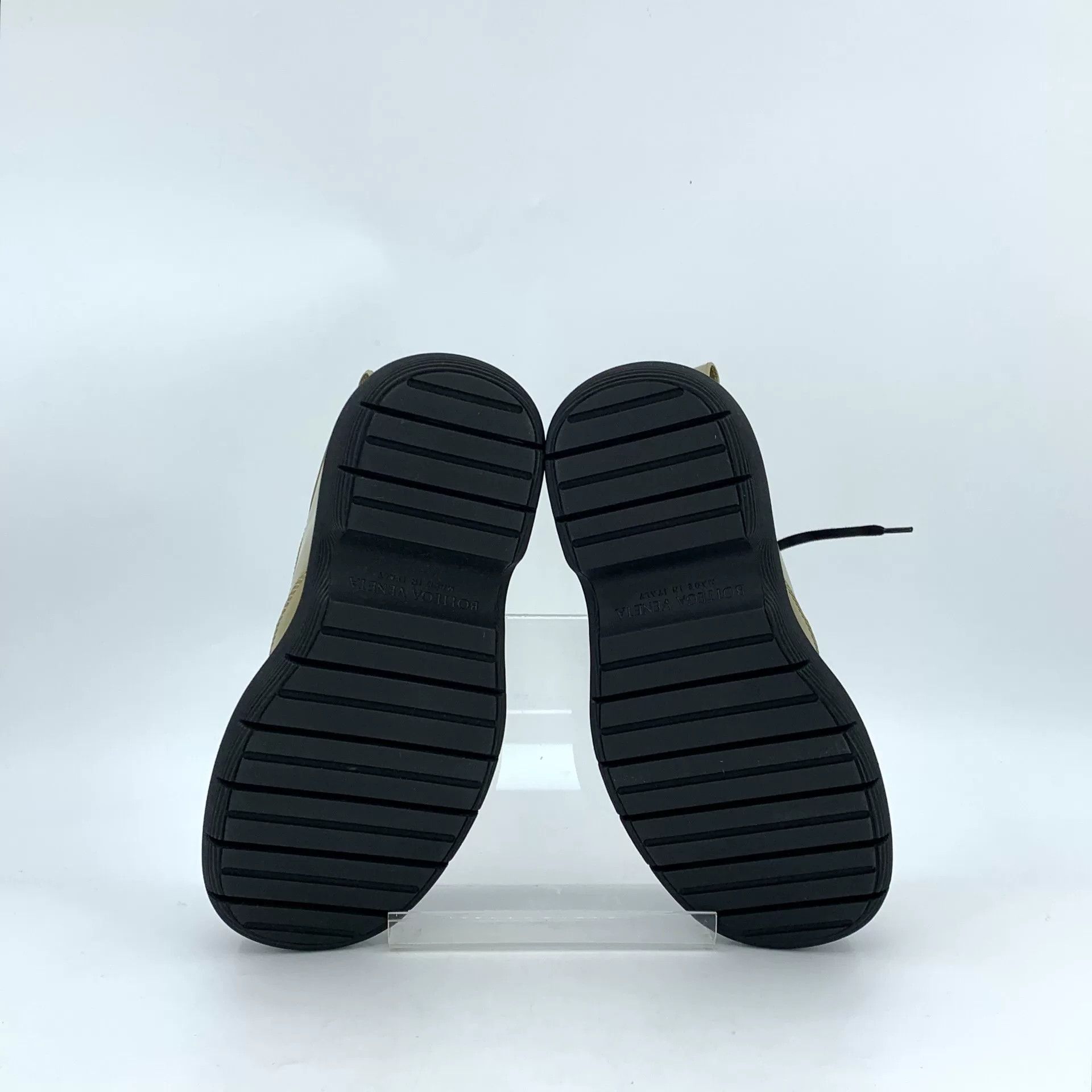 Bottega Veneta Bottega Veneta Olive Green Leather Flat Ankle Boots Size US 5.5 / IT 35.5 - 5 Thumbnail