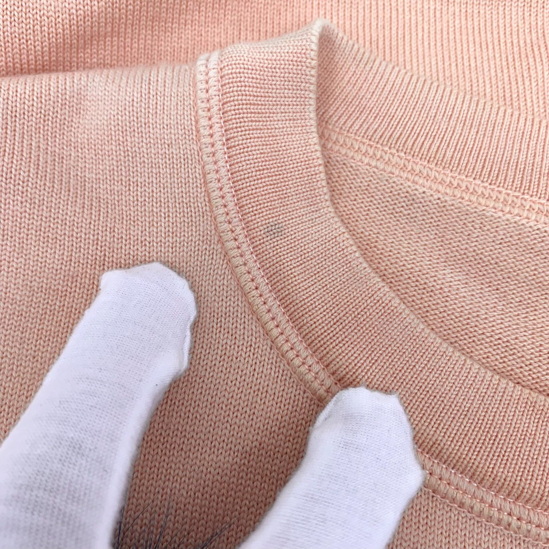 Fendi Fendi Nude Pink Feather Monster Eye Wool Sweater Size S / US 4 / IT 40 - 7 Thumbnail