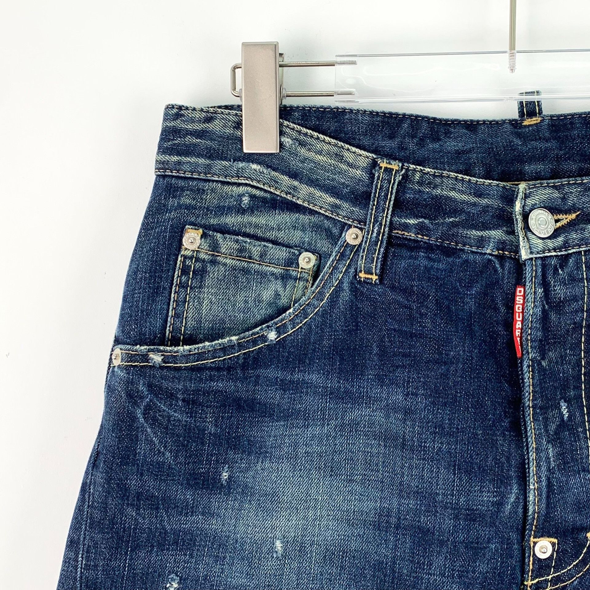 Dsquared2 Dsquared2 Distressed Cotton Denim Pants Size US 26 / EU 42 - 3 Thumbnail
