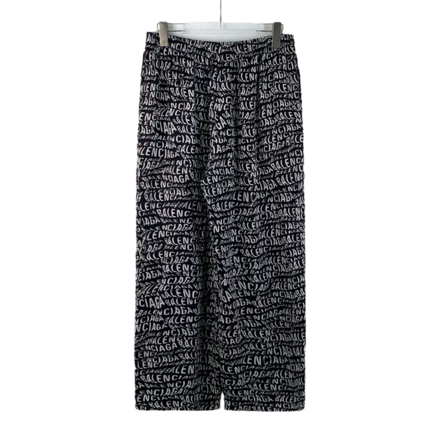 Balenciaga Balenciaga Logo Print Loose Straight Pants Size 38" / US 16 / IT 52 - 2 Thumbnail