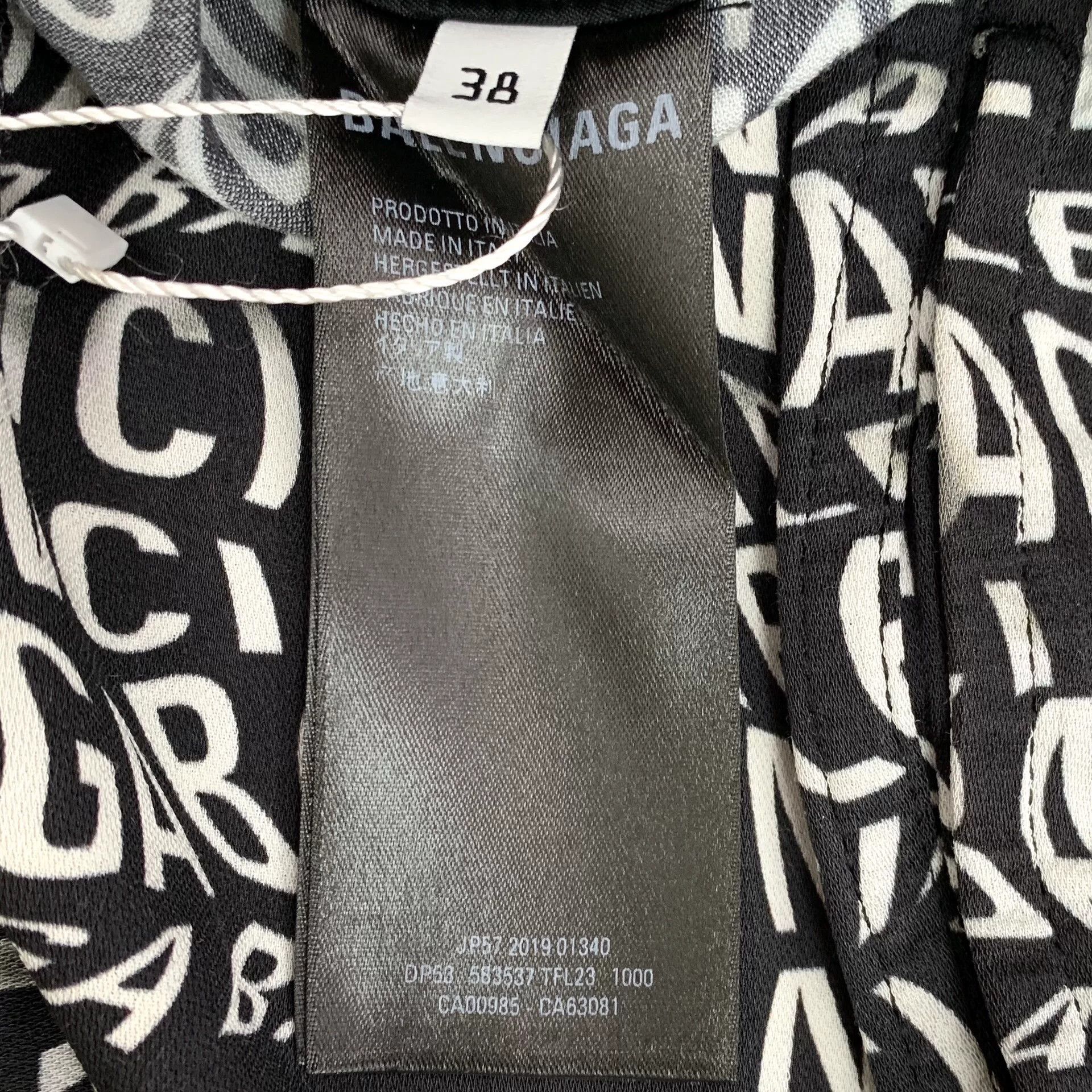 Balenciaga Balenciaga Logo Print Loose Straight Pants Size 38" / US 16 / IT 52 - 7 Thumbnail