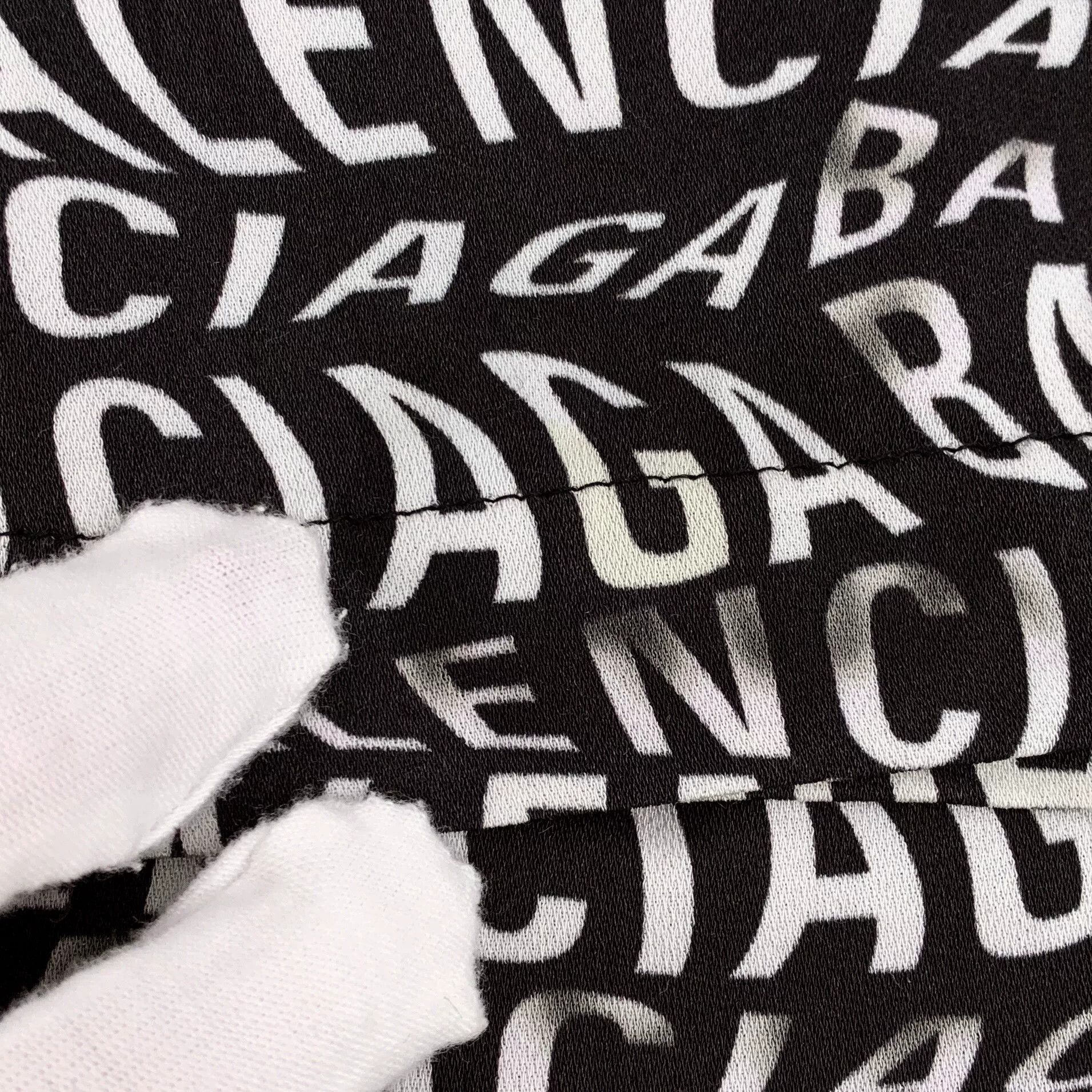 Balenciaga Balenciaga Logo Print Loose Straight Pants Size 38" / US 16 / IT 52 - 9 Thumbnail