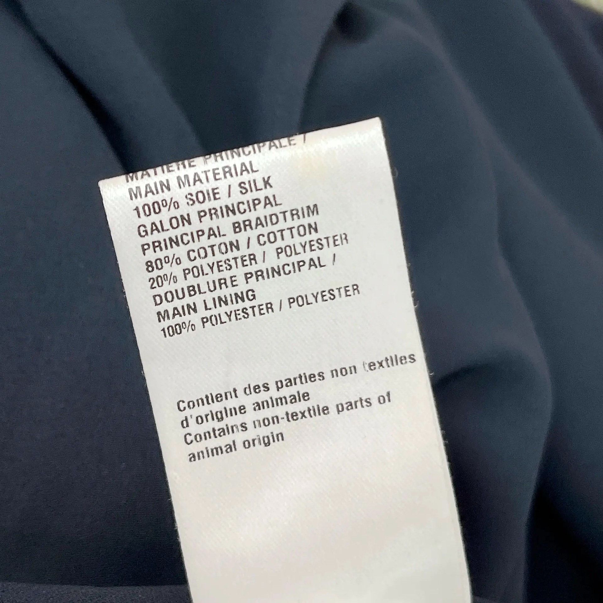 Chloe Chloe Navy Blue Silk Dress Size XXS / US 00 / IT 34 - 8 Thumbnail