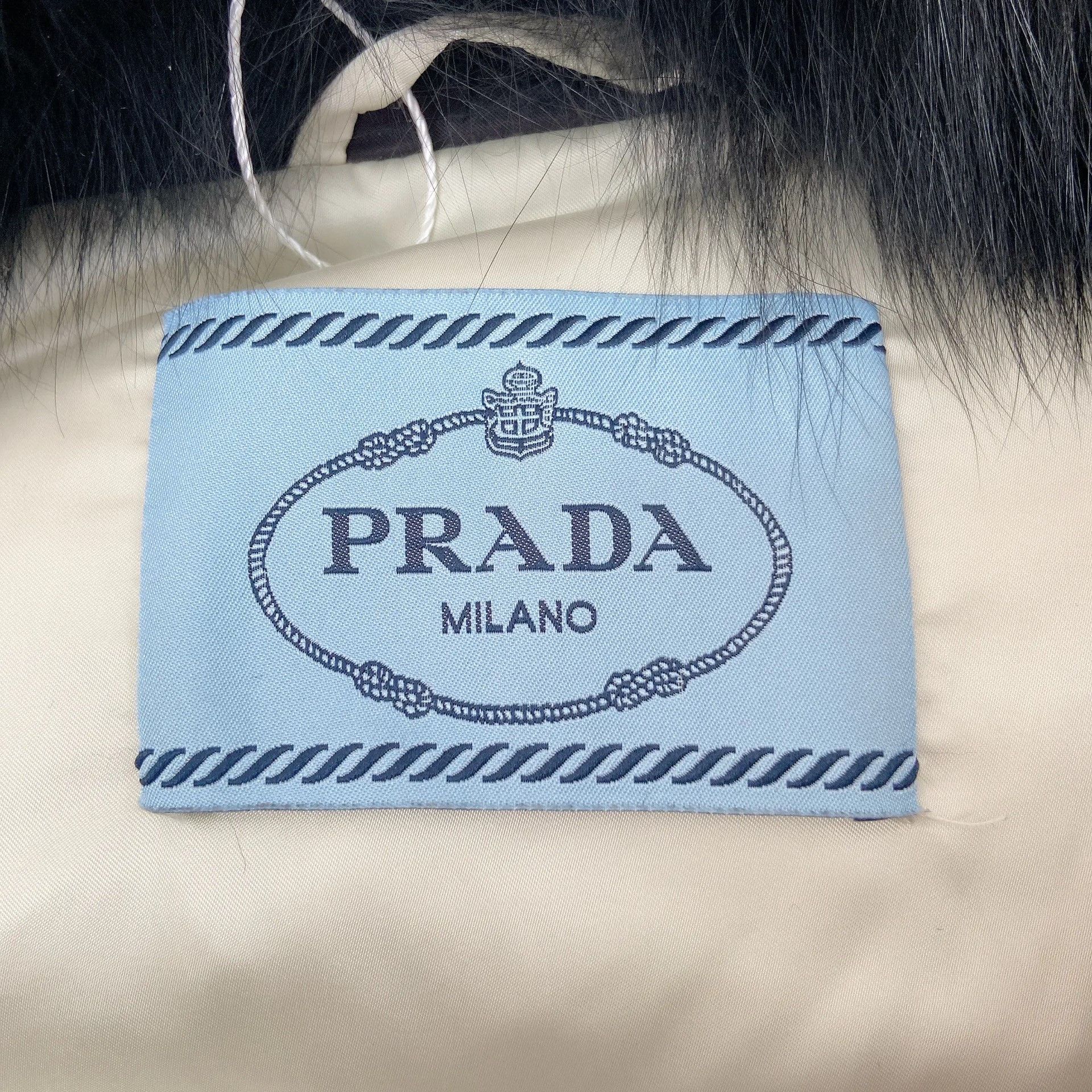 Prada Prada Black Fur Collar Down Jacket Size S / US 4 / IT 40 - 7 Thumbnail