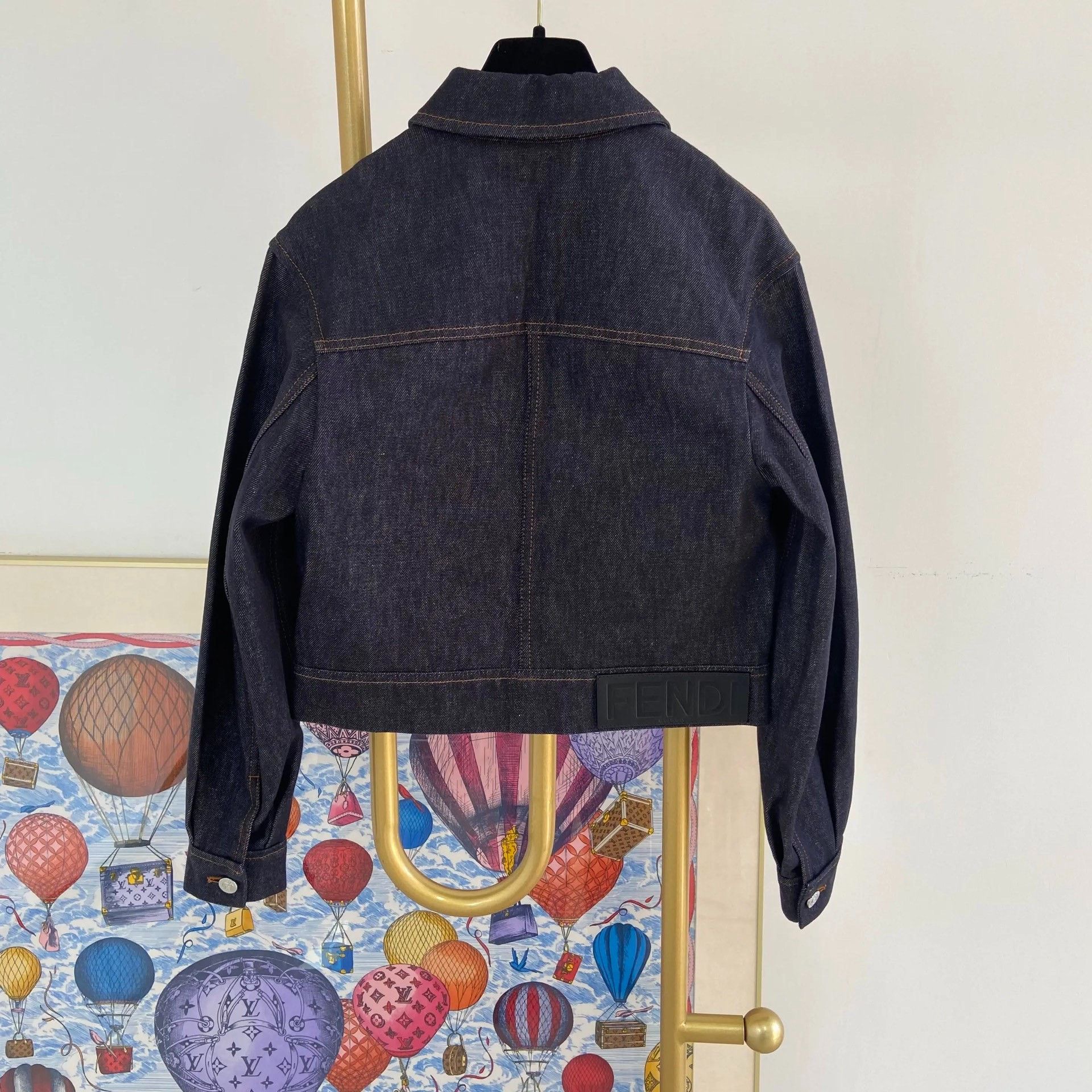 Fendi Fendi Dark Blue Denim Jacket Size XS / US 0-2 / IT 36-38 - 3 Thumbnail