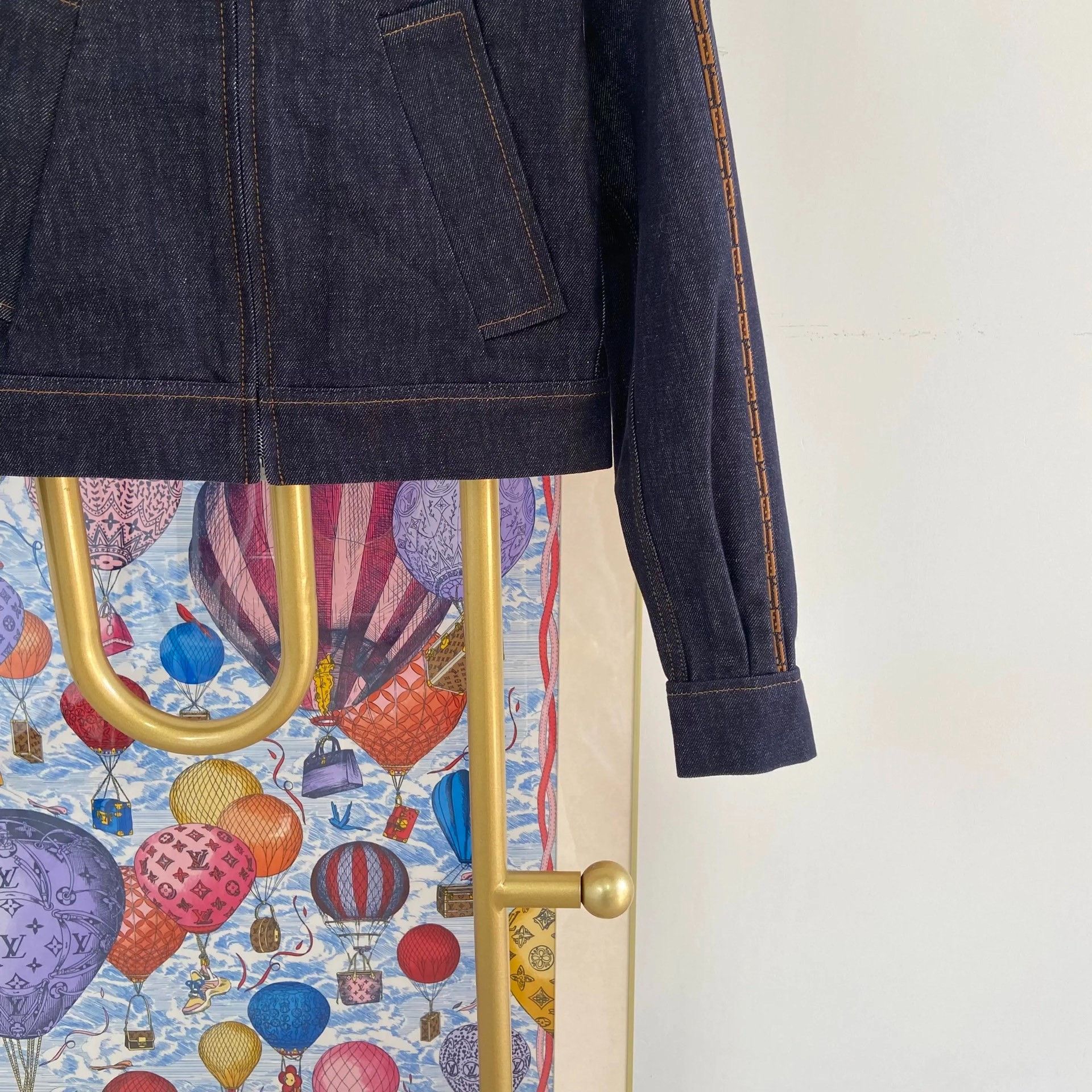 Fendi Fendi Dark Blue Denim Jacket Size XS / US 0-2 / IT 36-38 - 5 Thumbnail