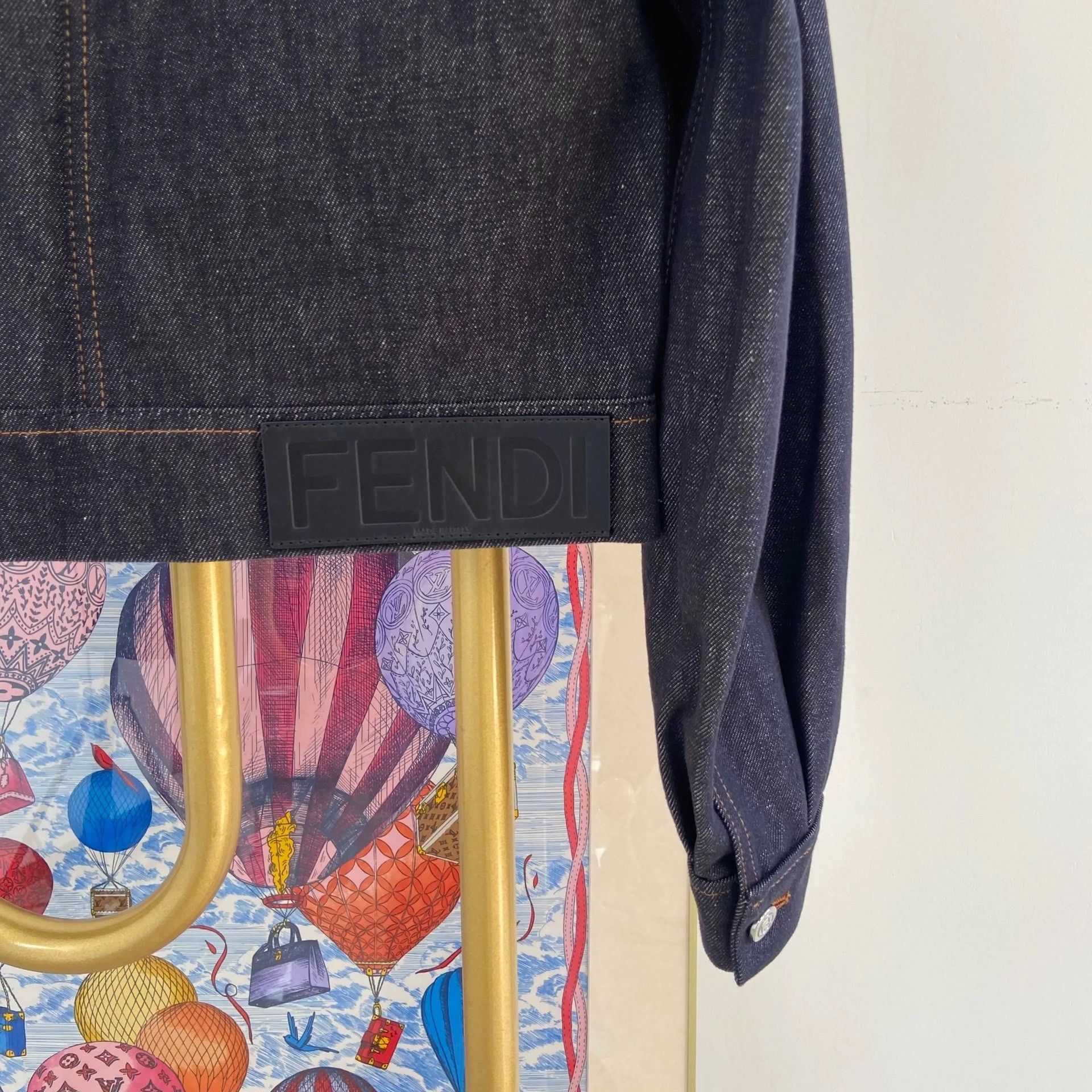 Fendi Fendi Dark Blue Denim Jacket Size XS / US 0-2 / IT 36-38 - 6 Thumbnail