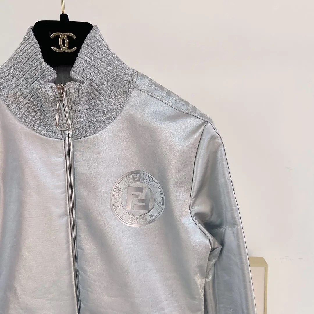 Fendi Fendi Silver Jacket Size 36 Size XS / US 0-2 / IT 36-38 - 3 Thumbnail
