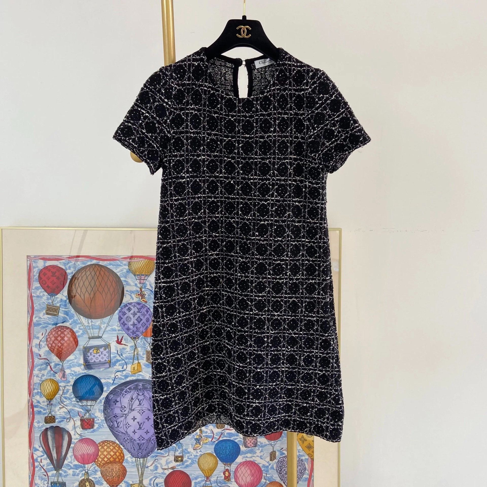 Dior Christian Dior Cannage Knit Dress F34 Size XXS / US 00 / IT 34 - 2 Thumbnail