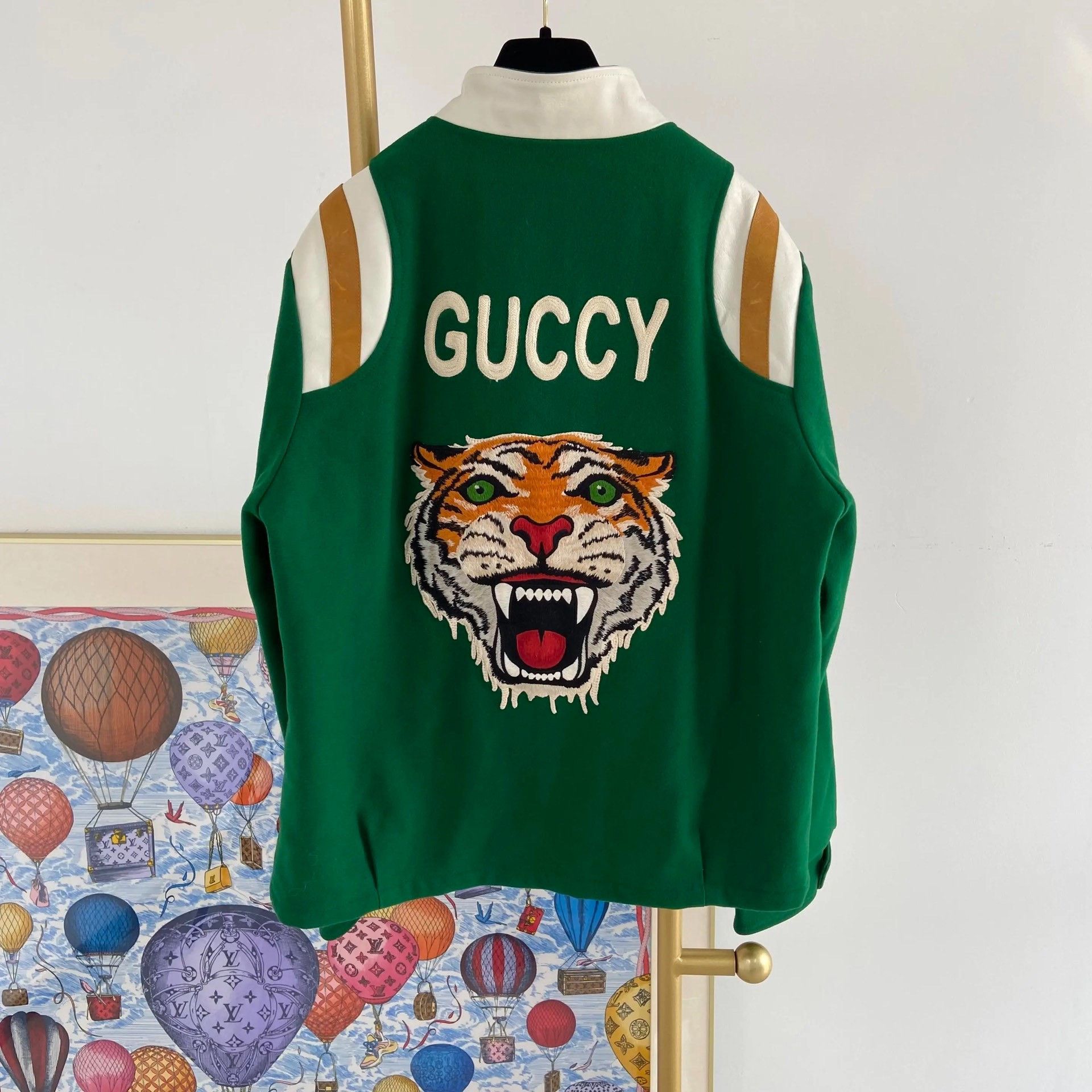 Gucci Gucci Tiger Head Green Coat Size US M / EU 48-50 / 2 - 3 Thumbnail