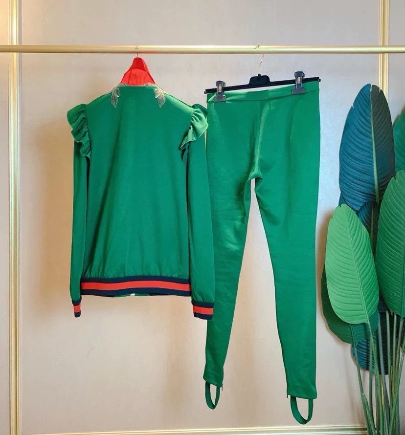 Gucci Gucci Green Tracksuit Set Size 35" - 8 Thumbnail