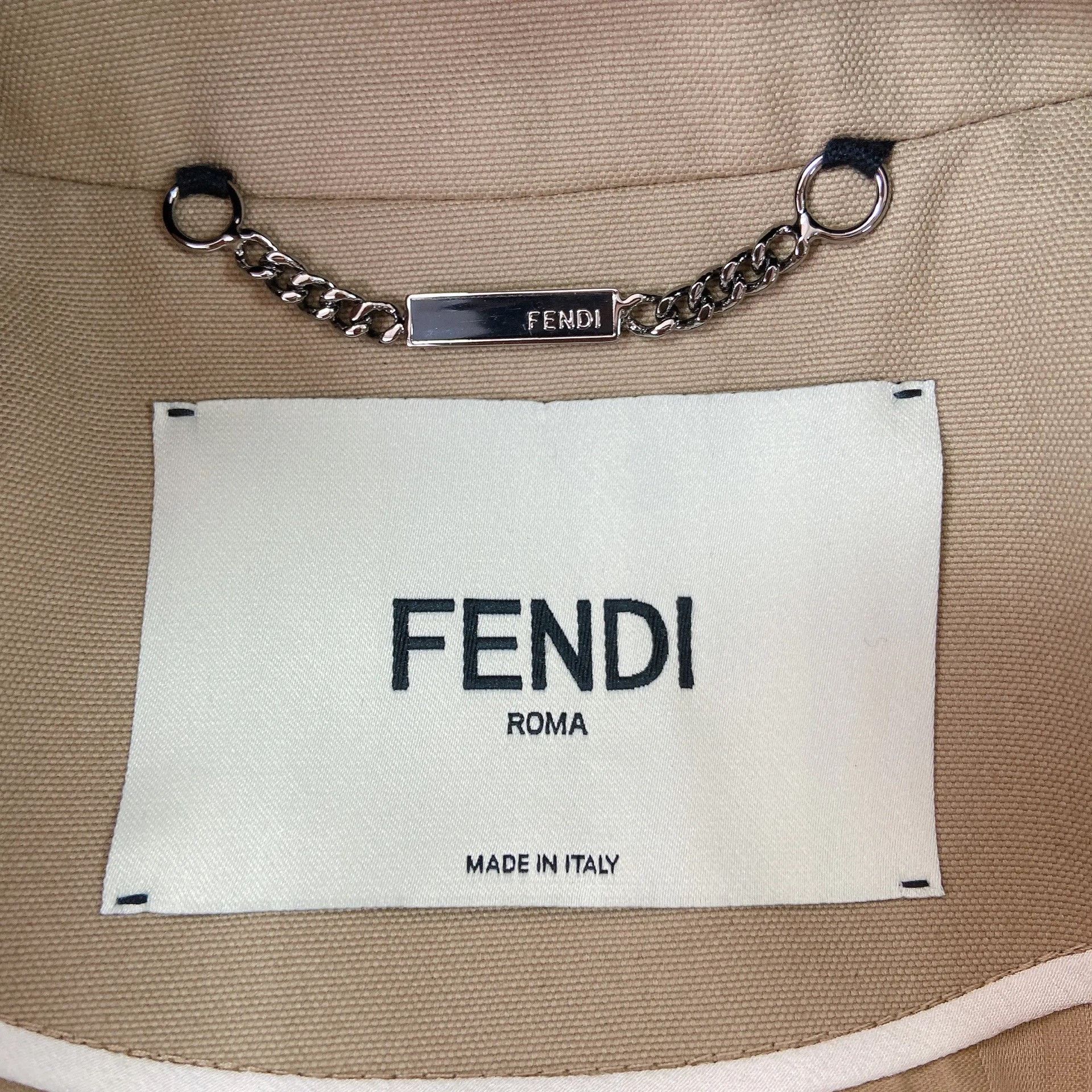 Fendi Fendi Khaki Coat Size 36 Size XS / US 0-2 / IT 36-38 - 7 Thumbnail