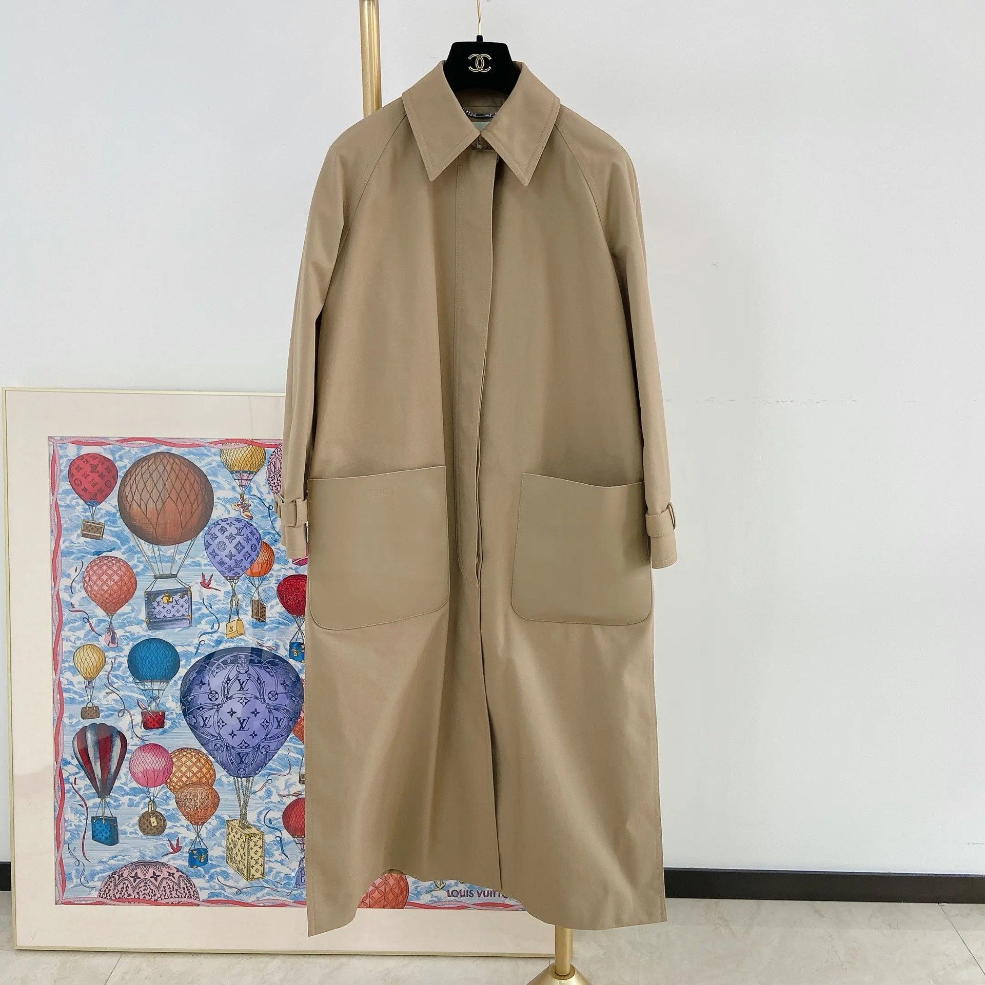 Fendi Fendi Khaki Coat Size 36 Size XS / US 0-2 / IT 36-38 - 3 Thumbnail