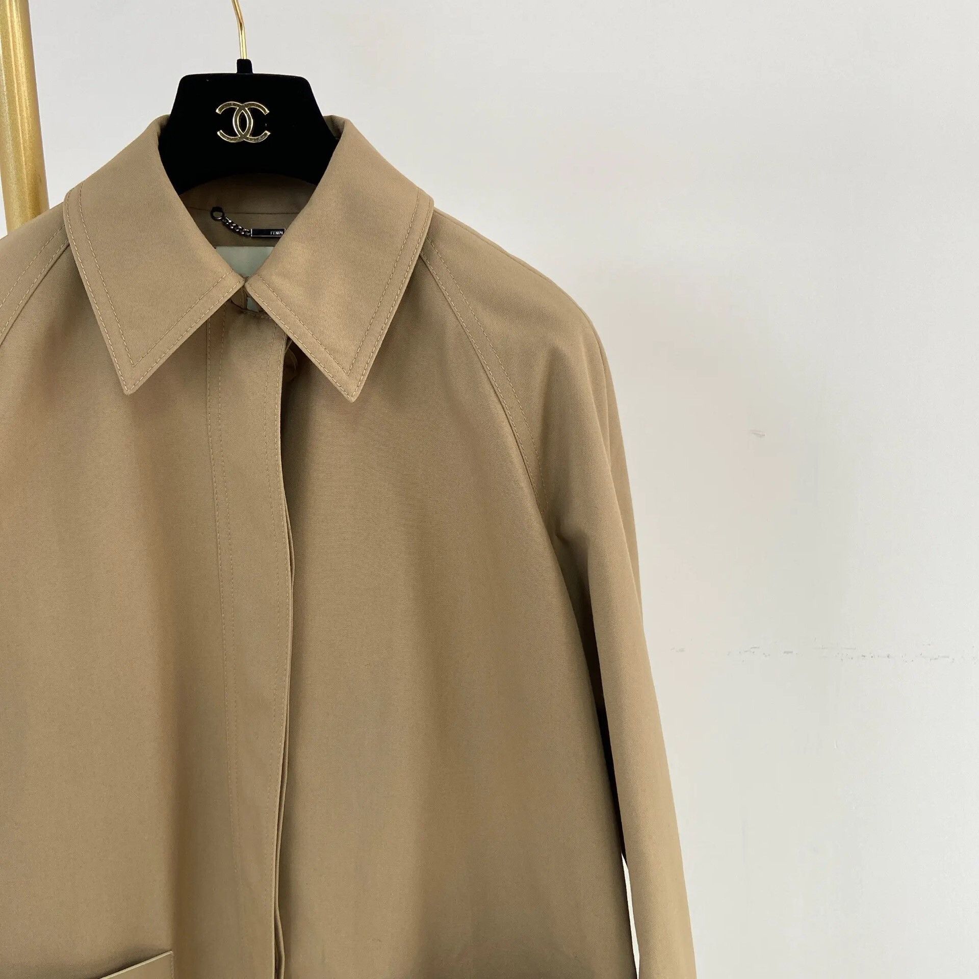 Fendi Fendi Khaki Coat Size 36 Size XS / US 0-2 / IT 36-38 - 5 Thumbnail