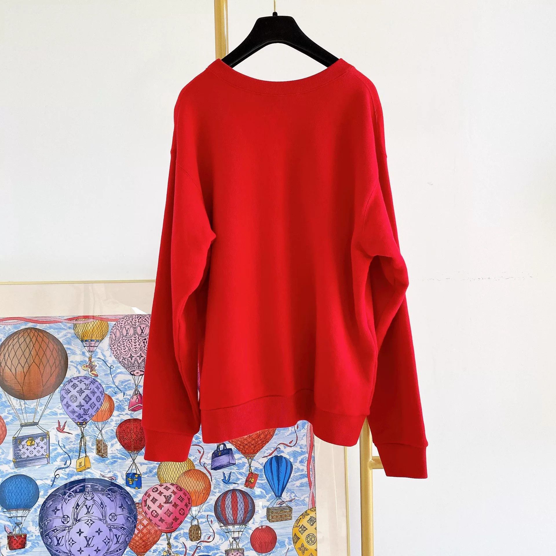 Gucci Gucci Red Lamb Pattern Sweatshirt S Size US S / EU 44-46 / 1 - 2 Thumbnail