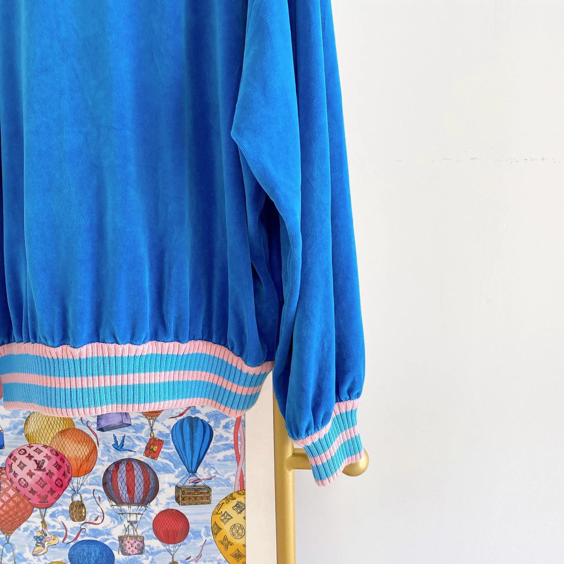 Gucci Gucci Blue Tennis Racket Print Sweatshirt S Size US S / EU 44-46 / 1 - 5 Thumbnail