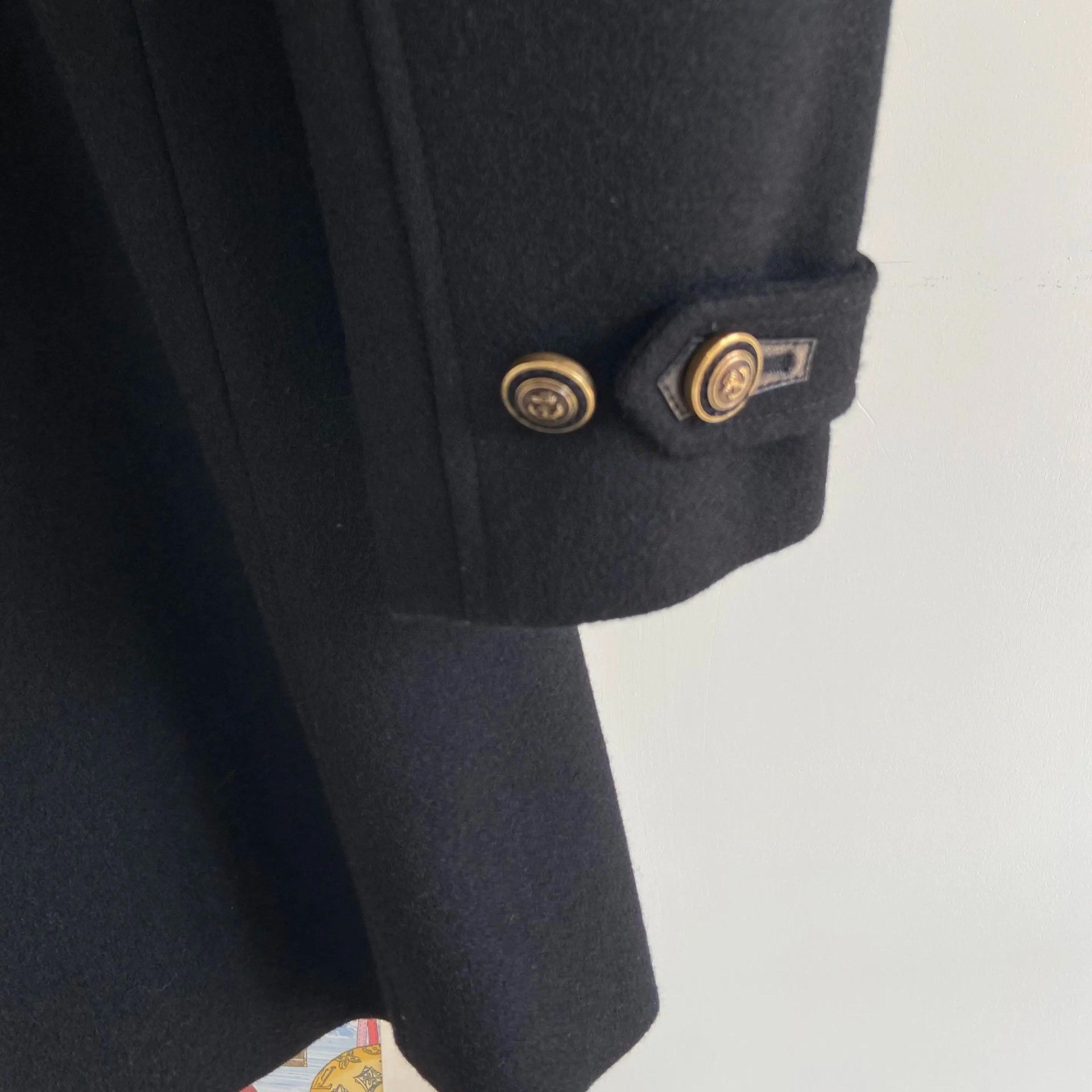 Saint Laurent Paris Saint Laurent Black Wool Coat Size US M / EU 48-50 / 2 - 5 Thumbnail