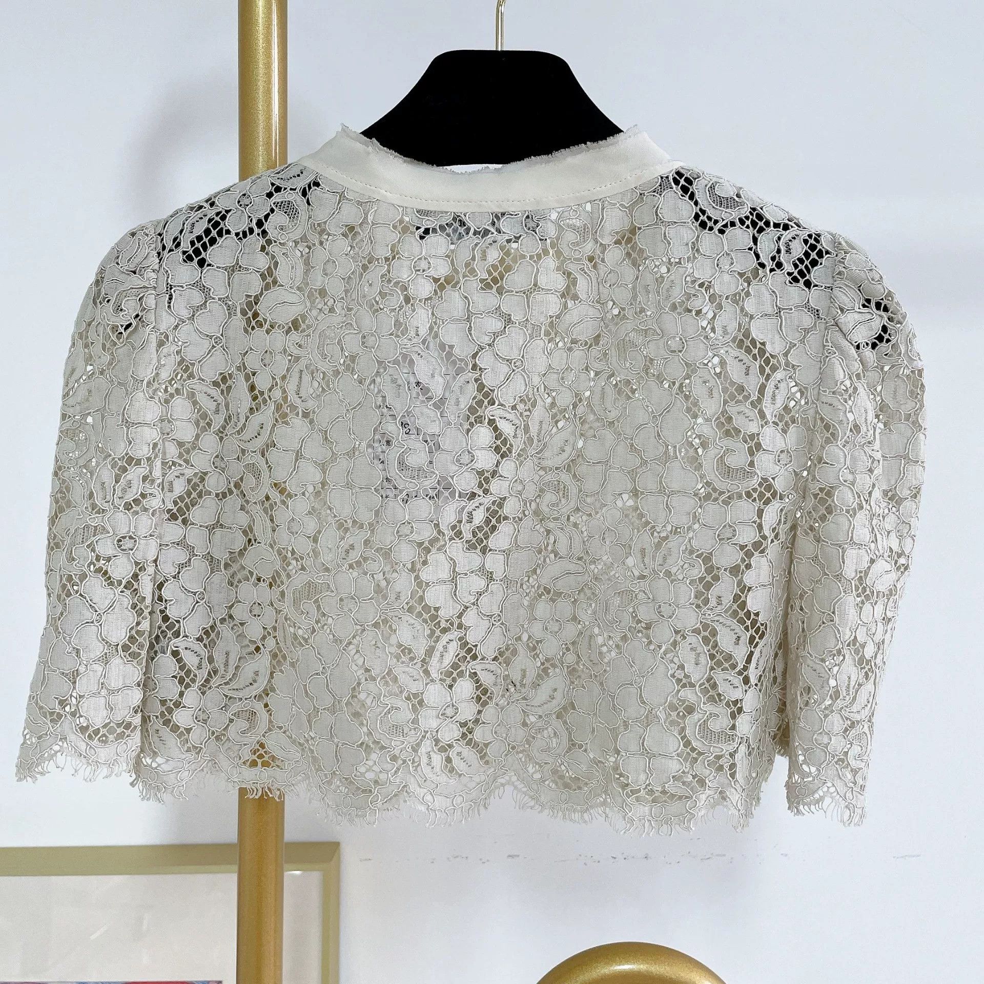 Dolce & Gabbana Dolce & Gabbana White Knit Top Size S / US 4 / IT 40 - 2 Thumbnail