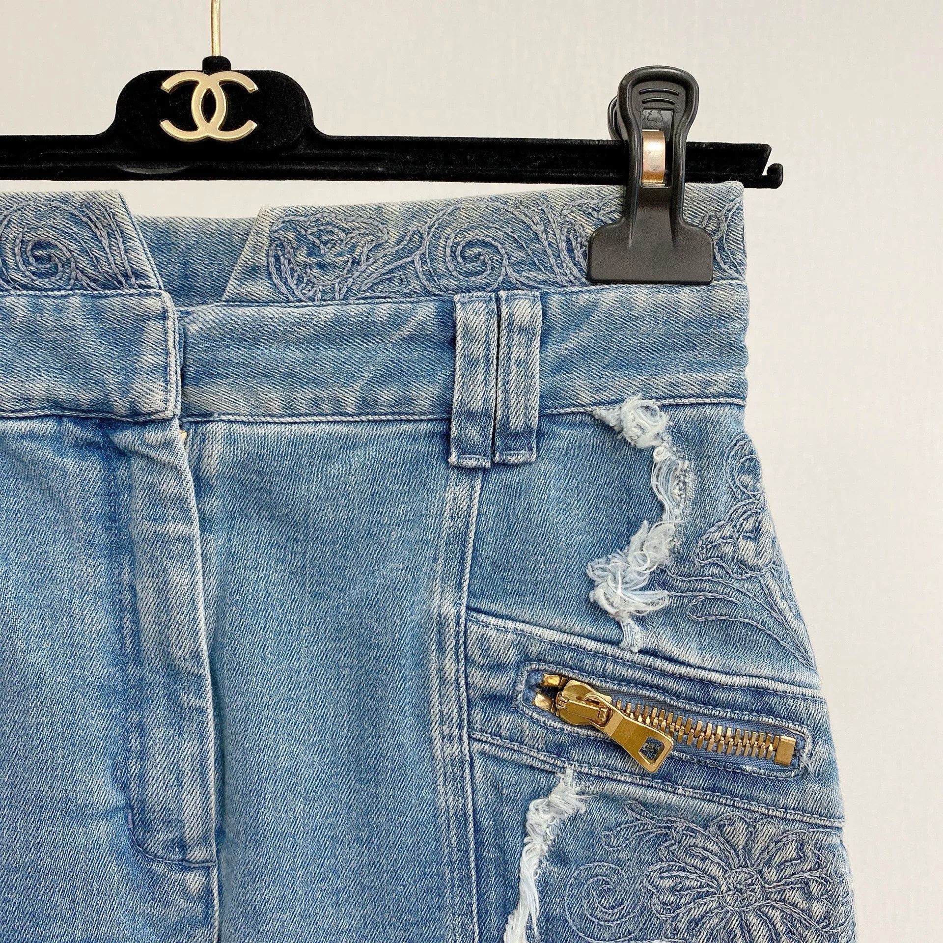 Balmain Balmain Denim Shorts Size 36" / US 14 / IT 50 - 3 Thumbnail