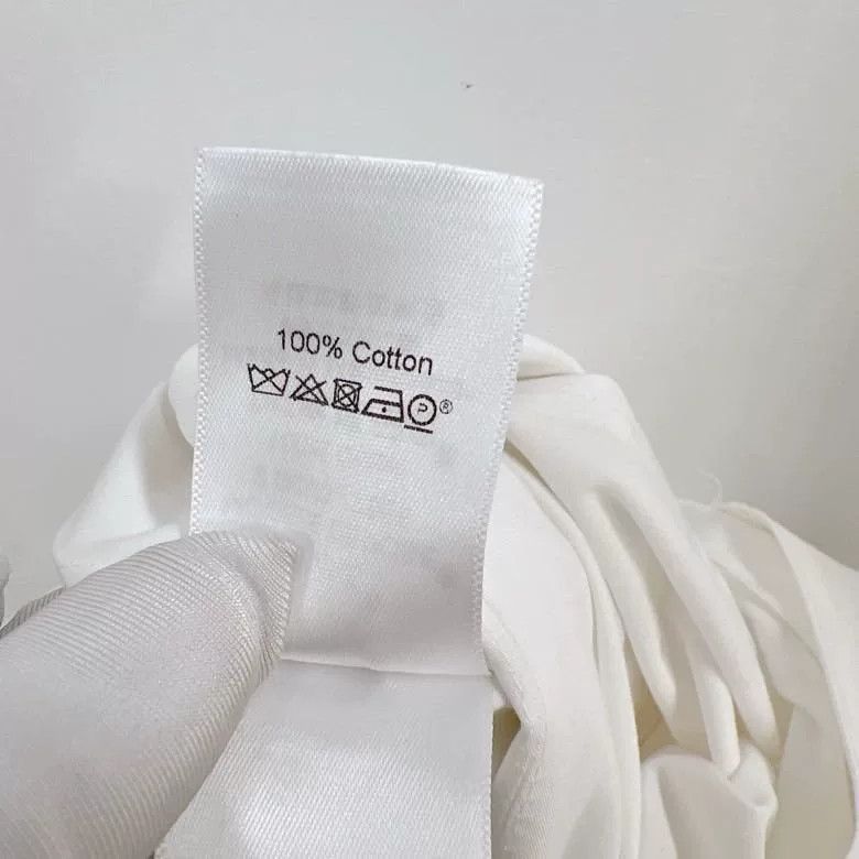 Celine Celine White Irregular Split Shirt Size XXS / US 00 / IT 34 - 7 Thumbnail