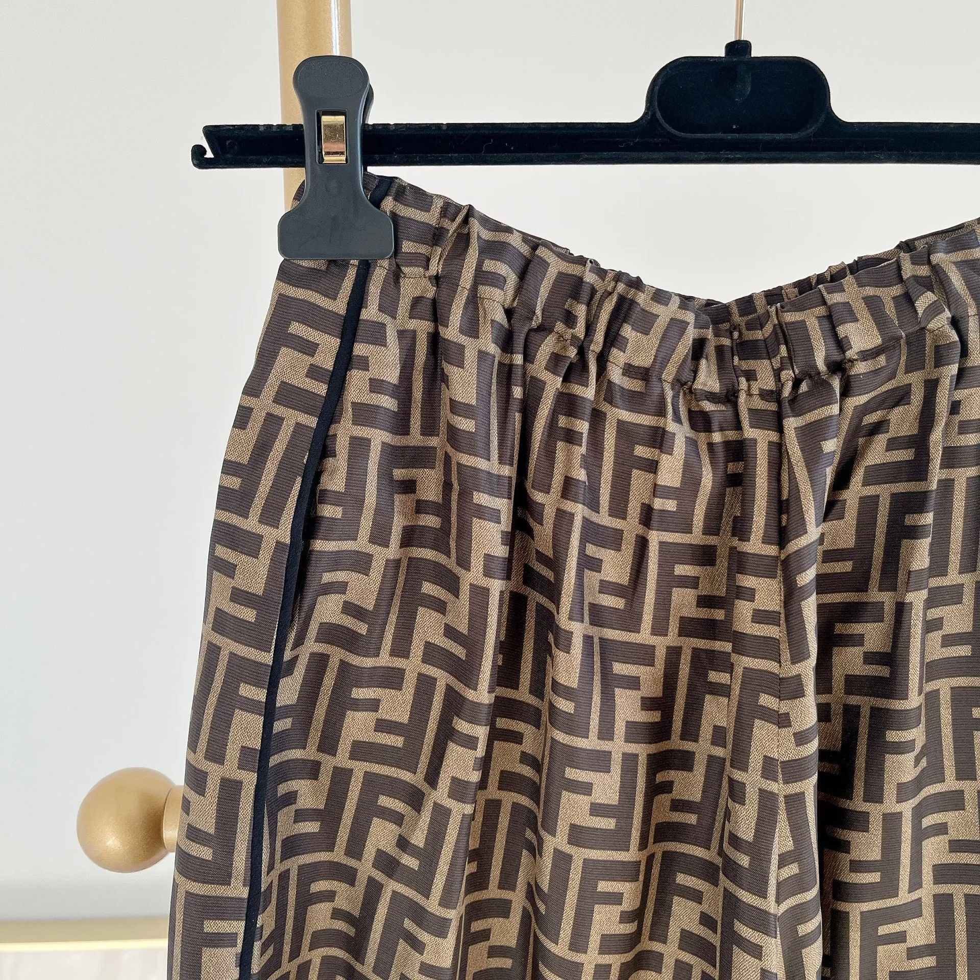 Fendi Fendi Monogram Silk Shorts Size 38" / US 16 / IT 52 - 6 Thumbnail