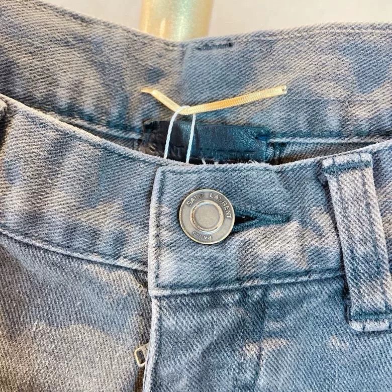 Saint Laurent Paris Saint Laurent Gray Jeans Size 27 Size 27" / US 4 / IT 40 - 6 Thumbnail