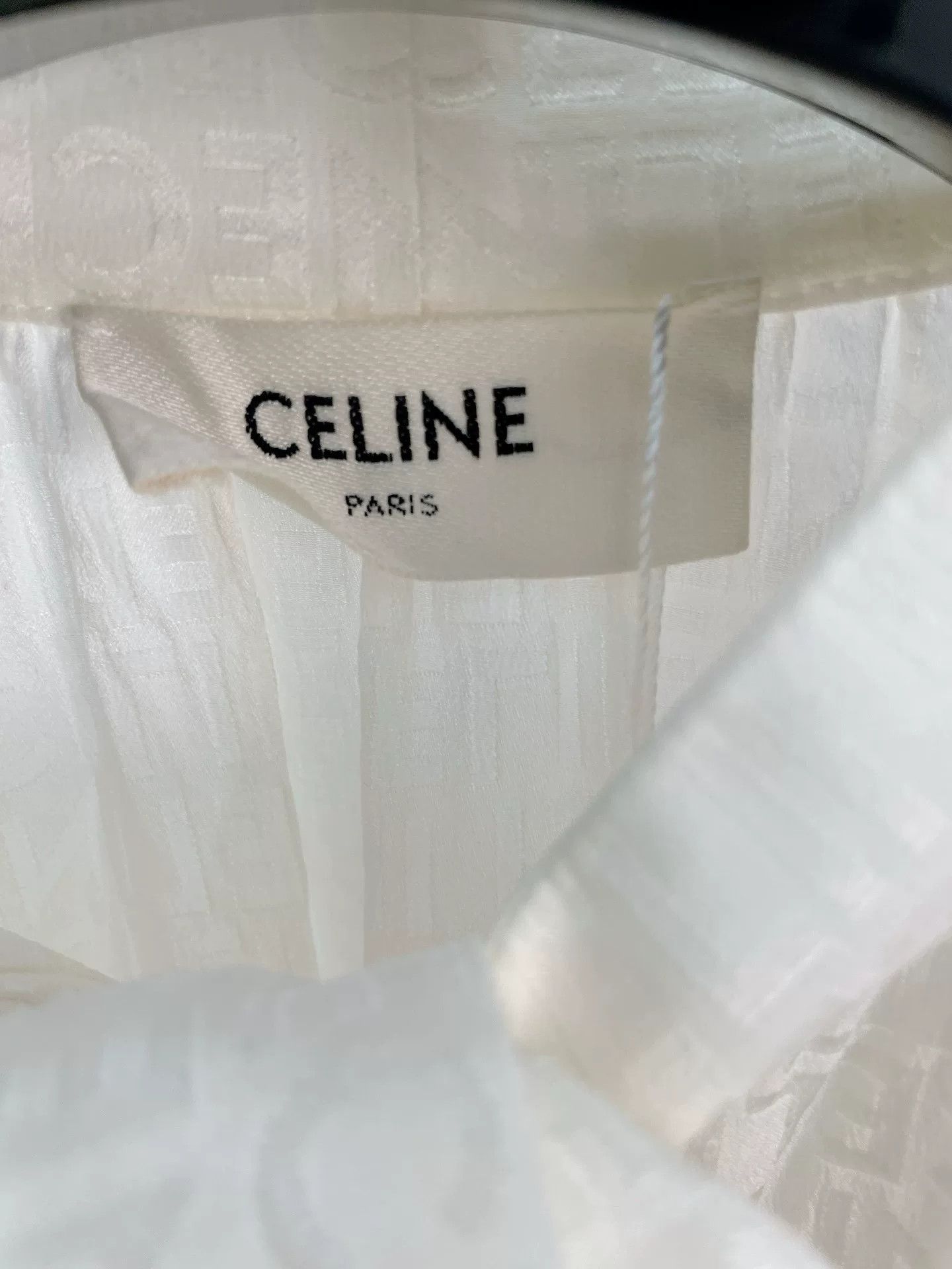 Celine Celine Silk Jacquard Shirt Size XS / US 0-2 / IT 36-38 - 4 Thumbnail