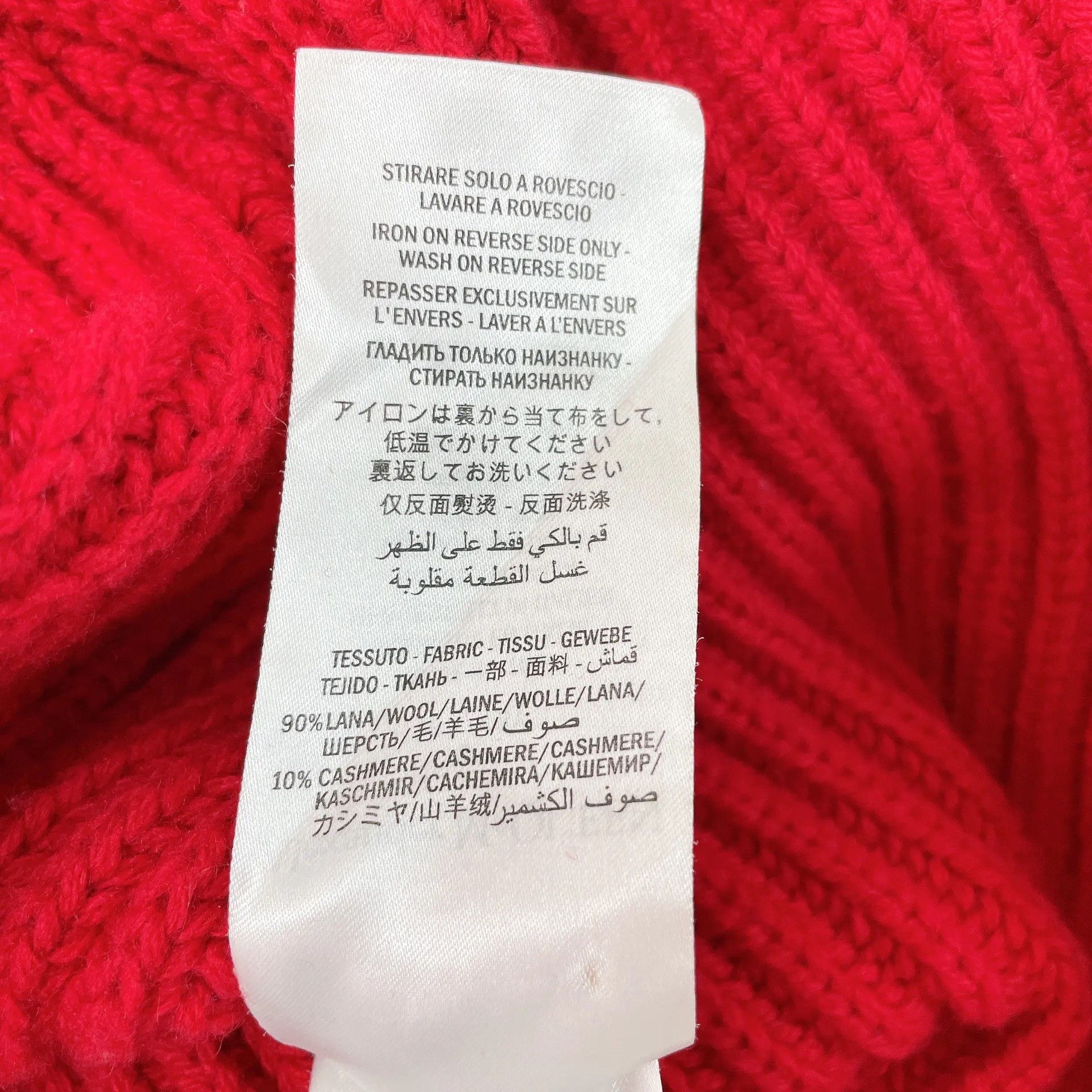 Alexander McQueen Alexander McQueen Red Turtleneck Knit Dress Size S / US 4 / IT 40 - 8 Thumbnail