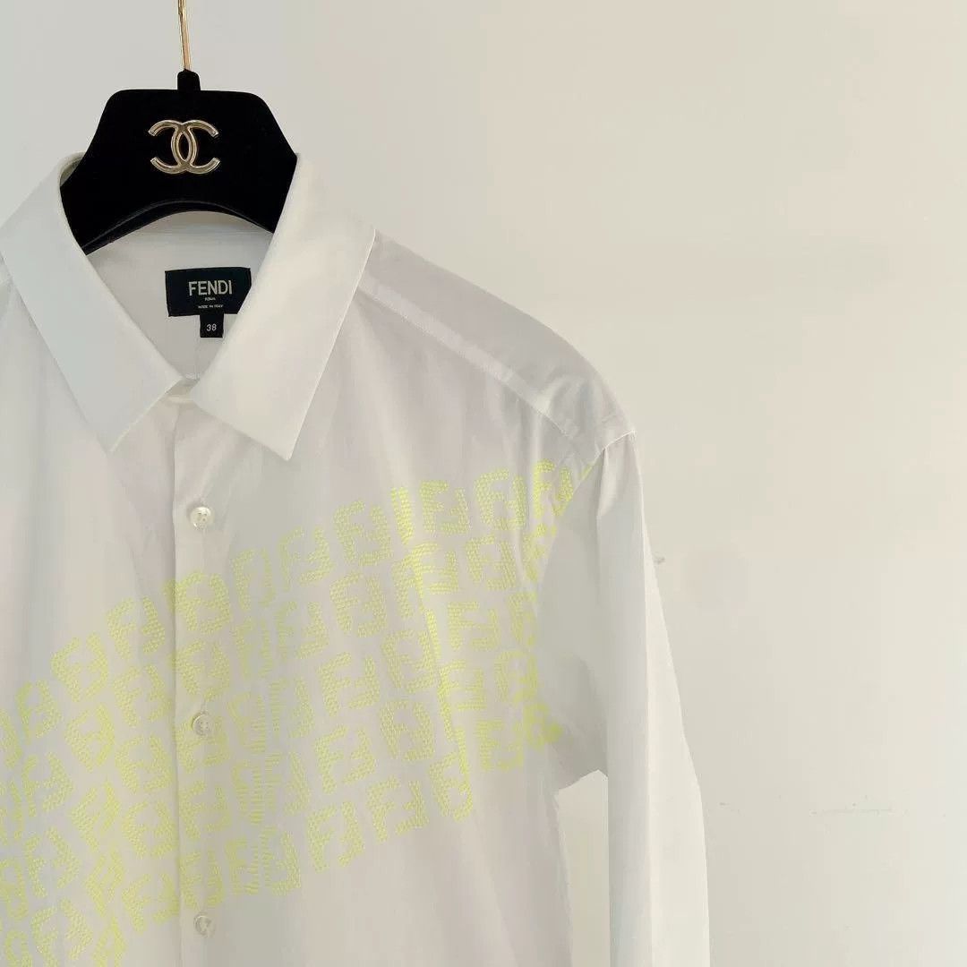 Fendi Fendi Logo Shirt Size US S / EU 44-46 / 1 - 3 Thumbnail