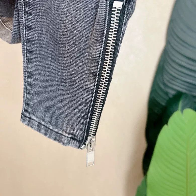Saint Laurent Paris Saint Laurent Gray Trousers Size 25 Size 25" / US 0 / IT 36 - 8 Thumbnail