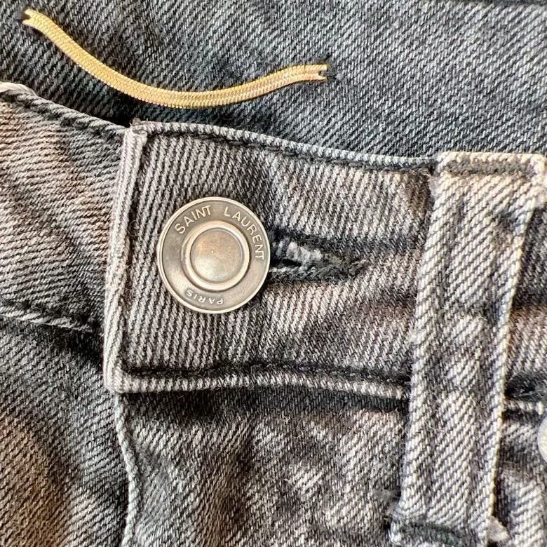 Saint Laurent Paris Saint Laurent Gray Trousers Size 25 Size 25" / US 0 / IT 36 - 4 Thumbnail