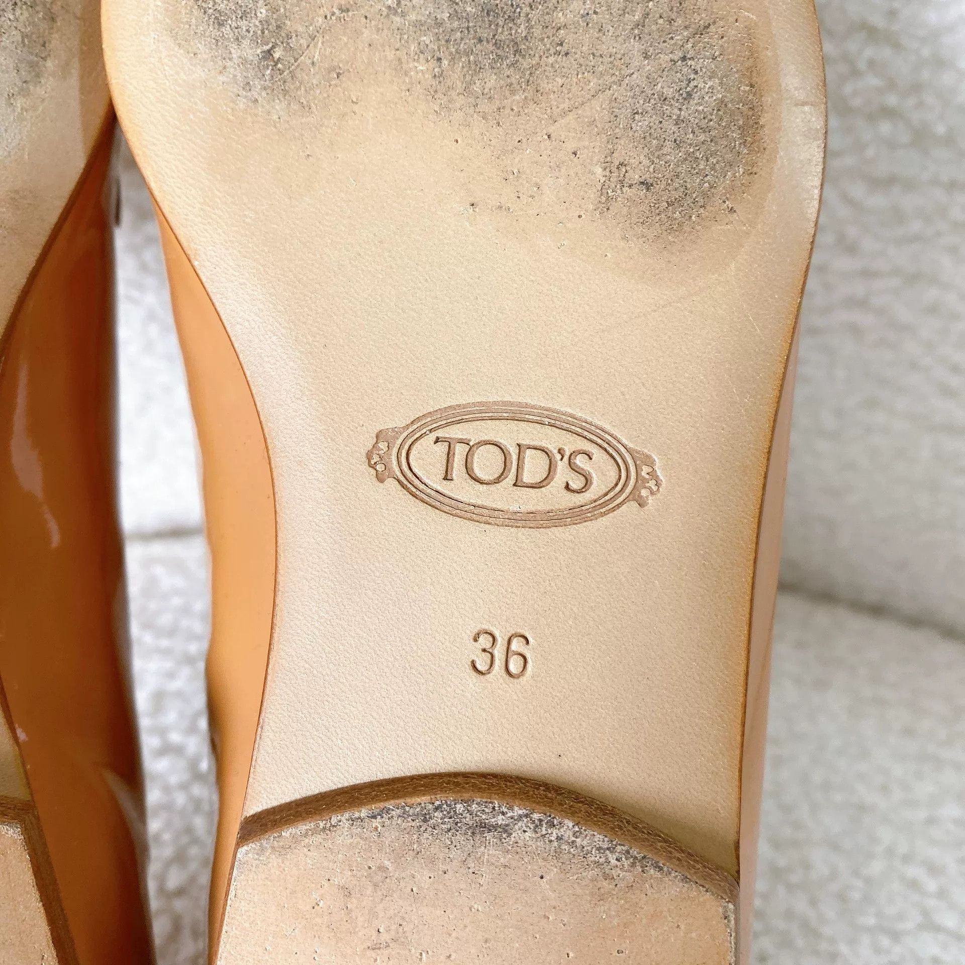 Tod's Tod's Brown Patent Leather Women's Shoes 36 Size US 5 / IT 35 - 8 Thumbnail