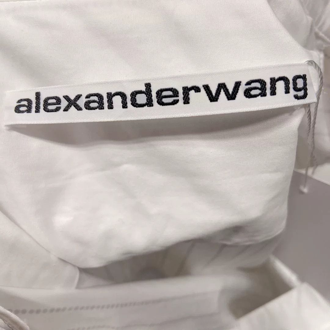 Alexander Wang Alexander Wang White Crystal Shirt Size US XXS / EU 40 - 8 Thumbnail