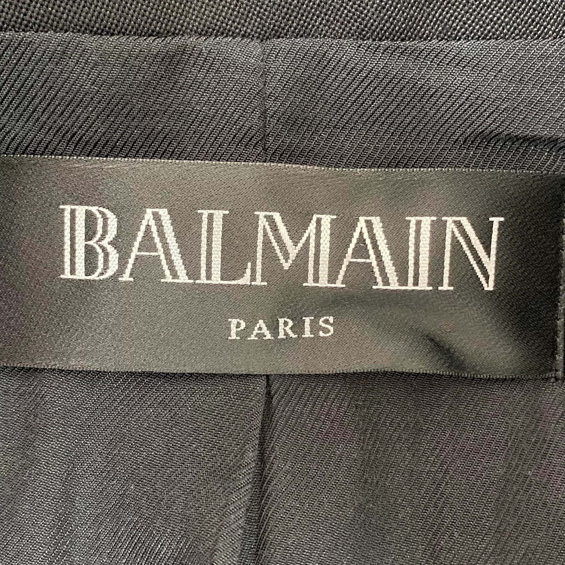 Balmain Balmain Black Blazer Size 36 Size XS / US 0-2 / IT 36-38 - 7 Thumbnail