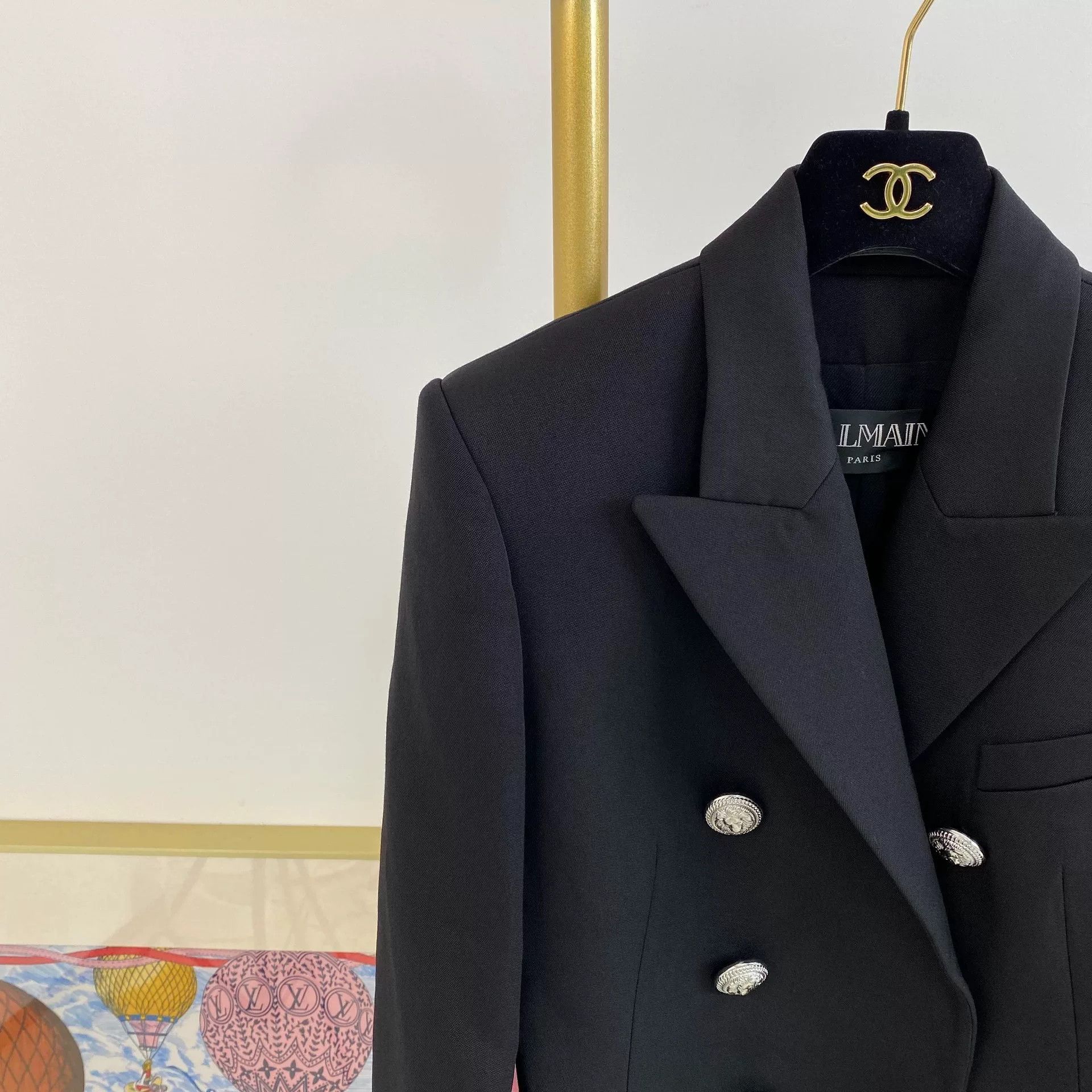 Balmain Balmain Black Blazer Size 36 Size XS / US 0-2 / IT 36-38 - 3 Thumbnail