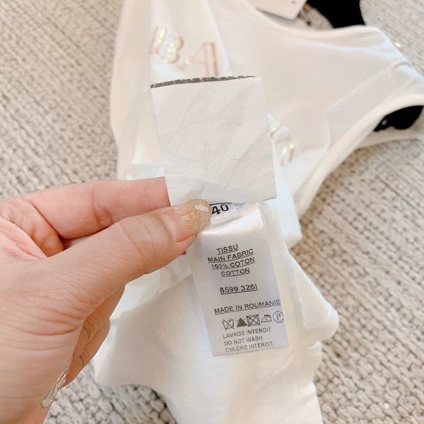Balmain BALMAIN White Sleeveless Top Size 40 Size US XXS / EU 40 - 7 Thumbnail