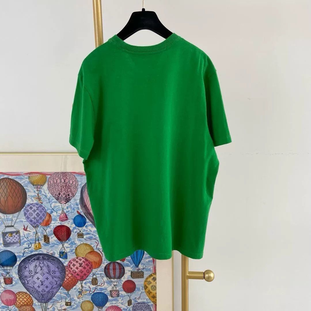 Bottega Veneta Bottega Veneta Green Crewneck T-shirt XL Size US XL / EU 56 / 4 - 2 Thumbnail
