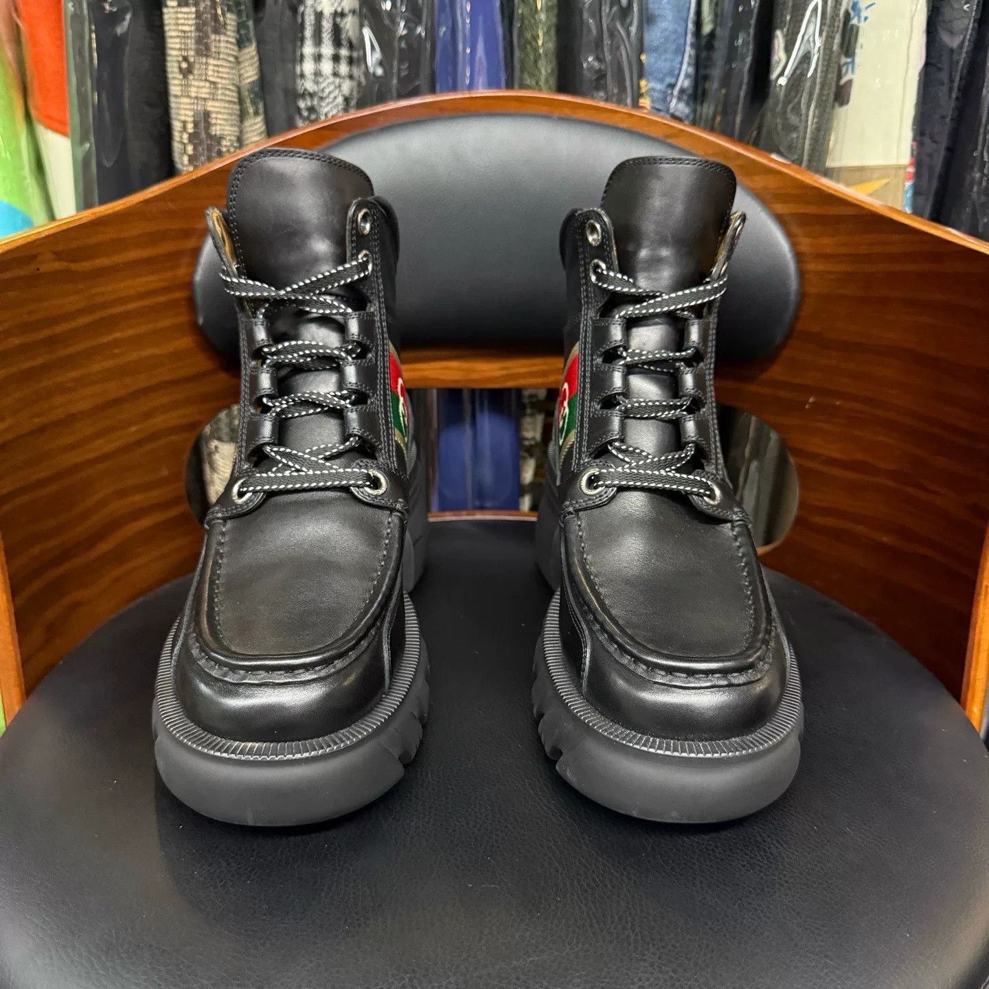 Gucci Gucci Black Boots 36 Women Size US 6 / IT 36 - 2 Thumbnail