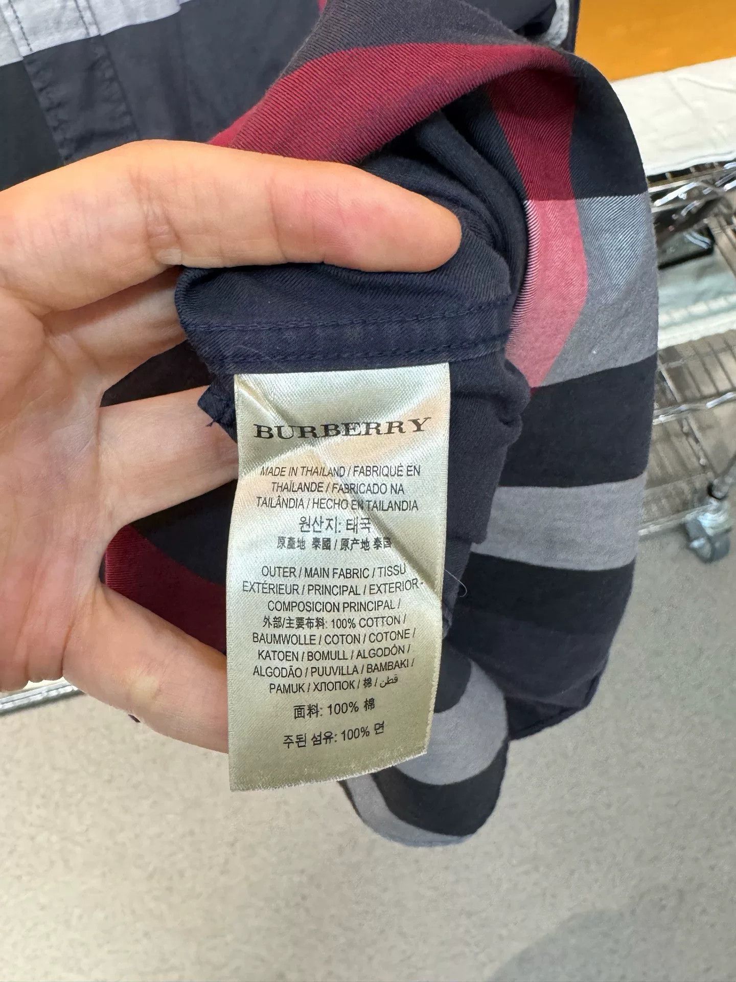 Burberry Burberry Plaid Shirt M Men Size US M / EU 48-50 / 2 - 4 Thumbnail