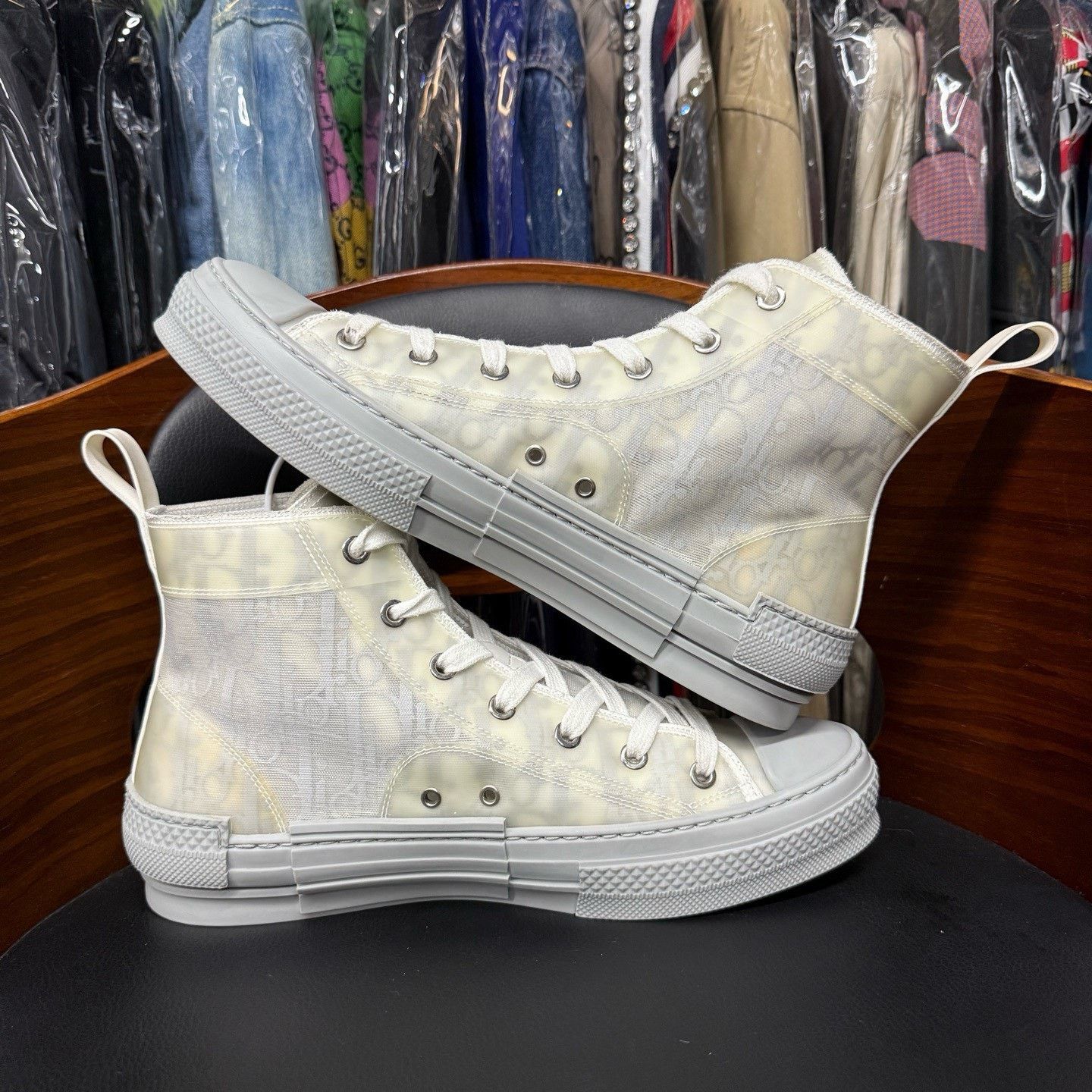 Dior Dior Gray Hitop Sneakers 23 Women Size US 8 / IT 38 - 7 Thumbnail