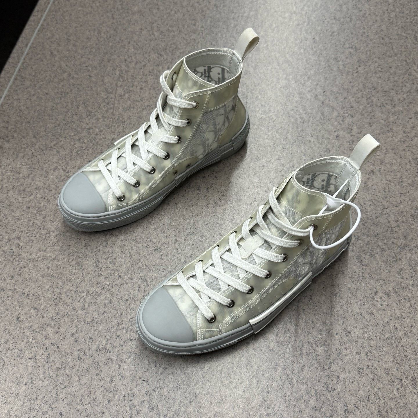 Dior Dior Gray Hitop Sneakers 23 Women Size US 8 / IT 38 - 5 Thumbnail