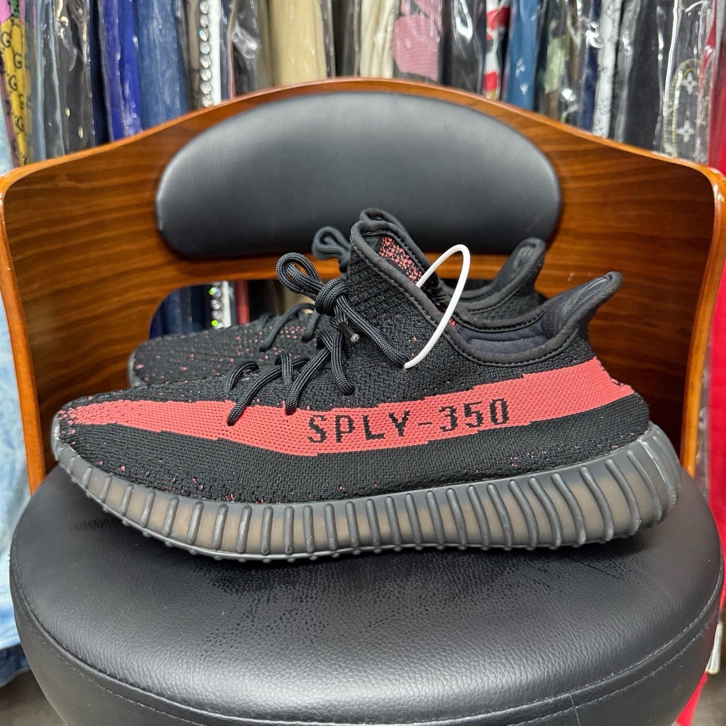Adidas Adidas YEEZY350 Black Lowtop Sneakers 45 Men Size US 11.5 / EU 44-45 - 6 Thumbnail