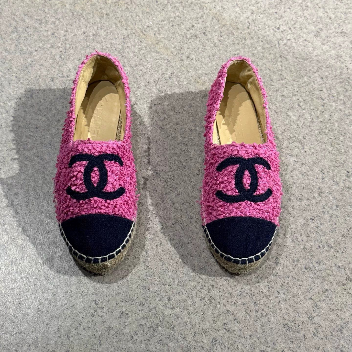 Chanel Chanel Pink Lowtop Sneakers 37 Women Size US 6.5 / IT 36.5 - 5 Thumbnail