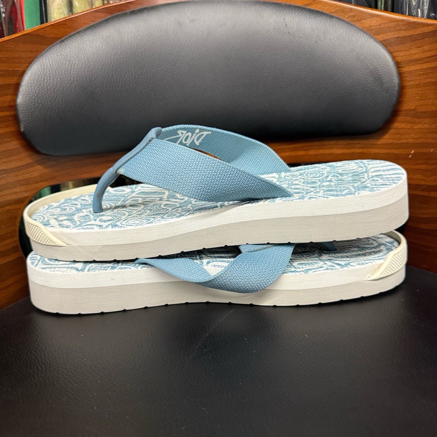 Dior Dior Collab Blue Sandals 41 Men Size US 8.5 / EU 41-42 - 7 Thumbnail