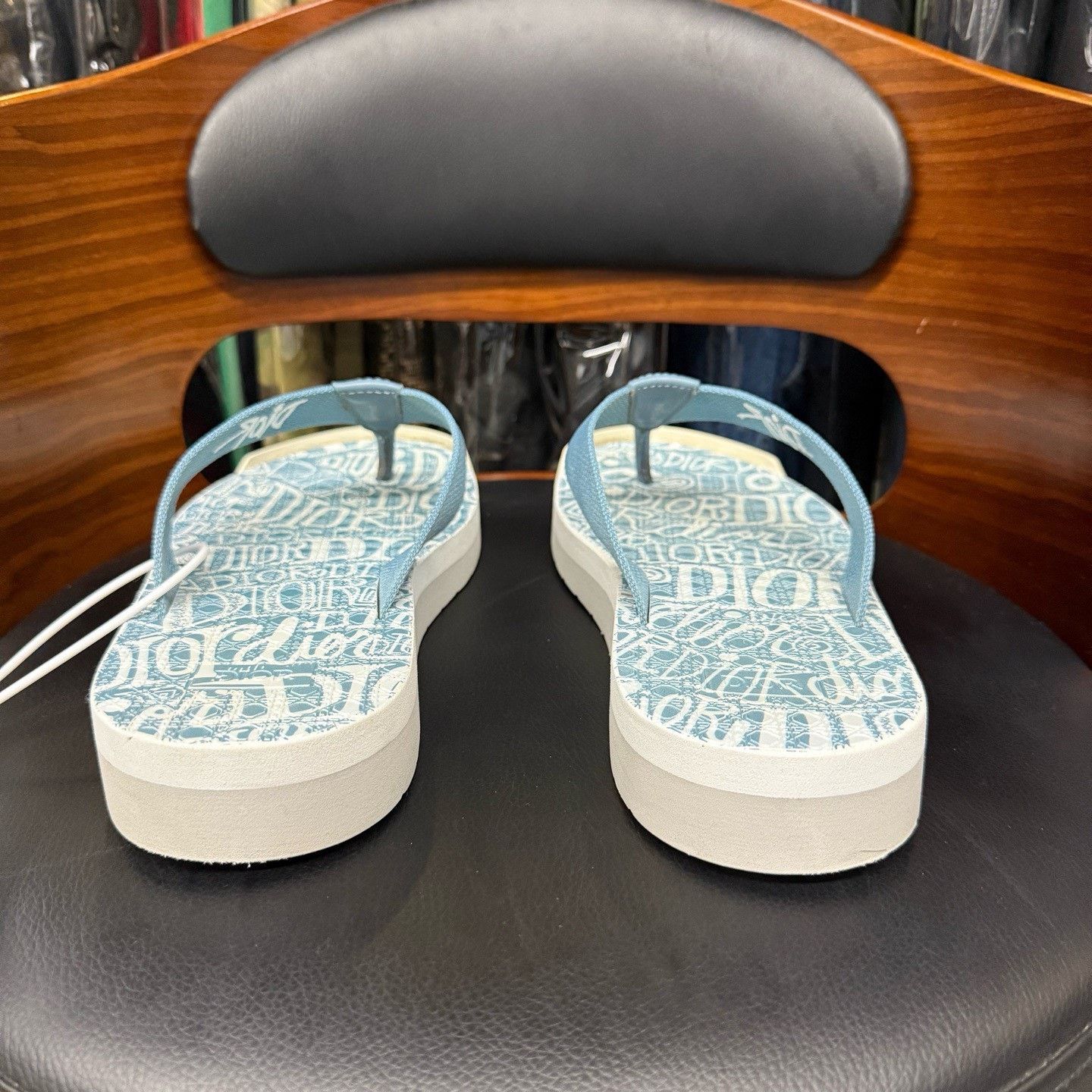 Dior Dior Collab Blue Sandals 41 Men Size US 8.5 / EU 41-42 - 3 Thumbnail
