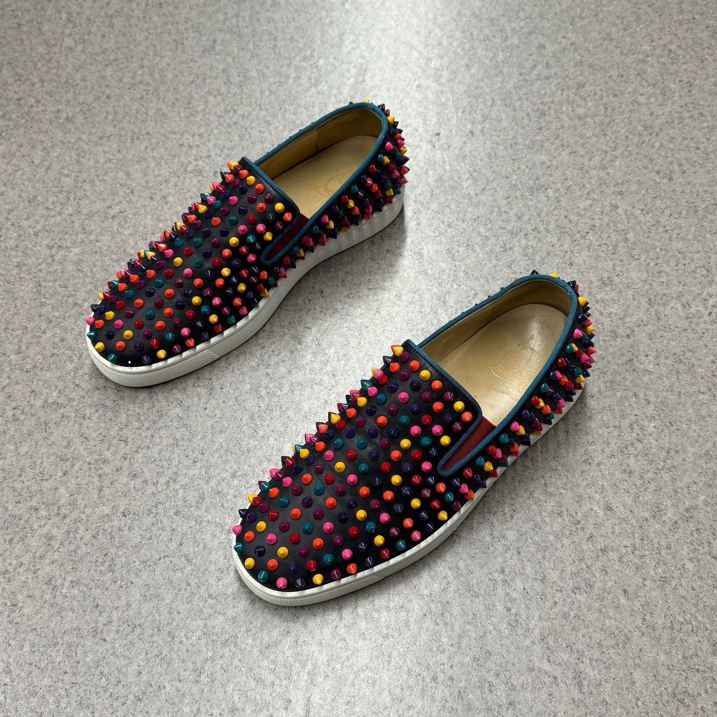 Christian Louboutin Christian Louboutin Rainbow Multi Lowtop Sneakers 41 Men Size US 8.5 / EU 41-42 - 5 Thumbnail