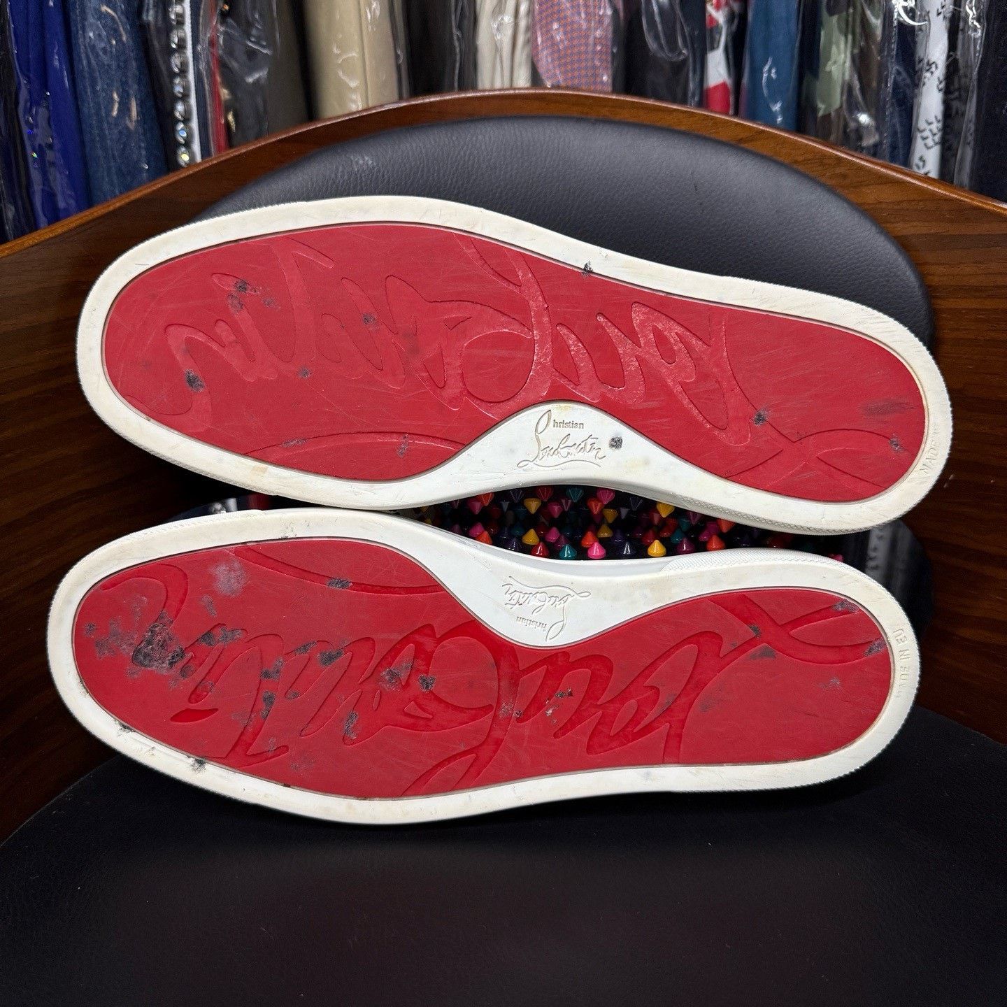 Christian Louboutin Christian Louboutin Rainbow Multi Lowtop Sneakers 41 Men Size US 8.5 / EU 41-42 - 9 Thumbnail