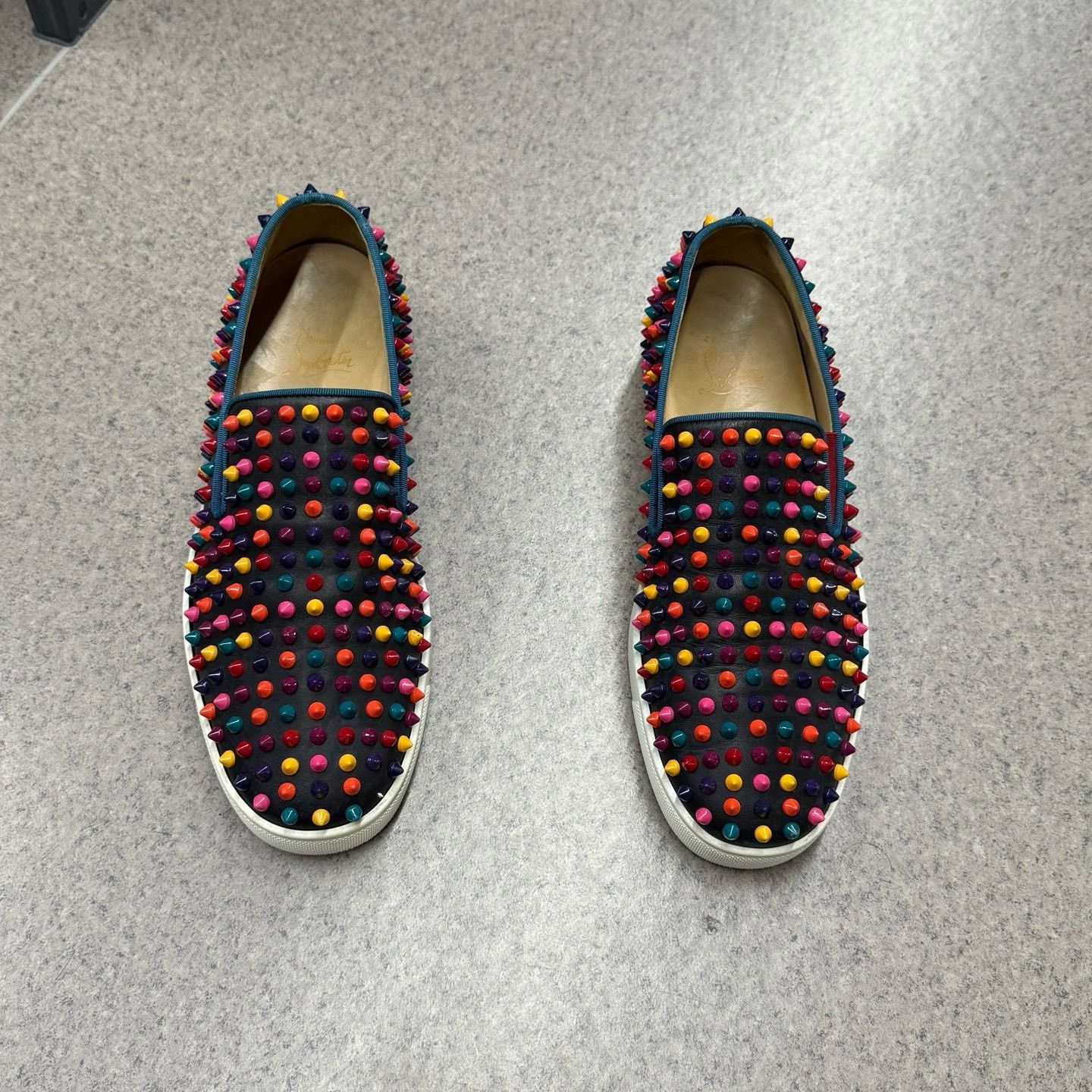 Christian Louboutin Christian Louboutin Rainbow Multi Lowtop Sneakers 41 Men Size US 8.5 / EU 41-42 - 8 Thumbnail